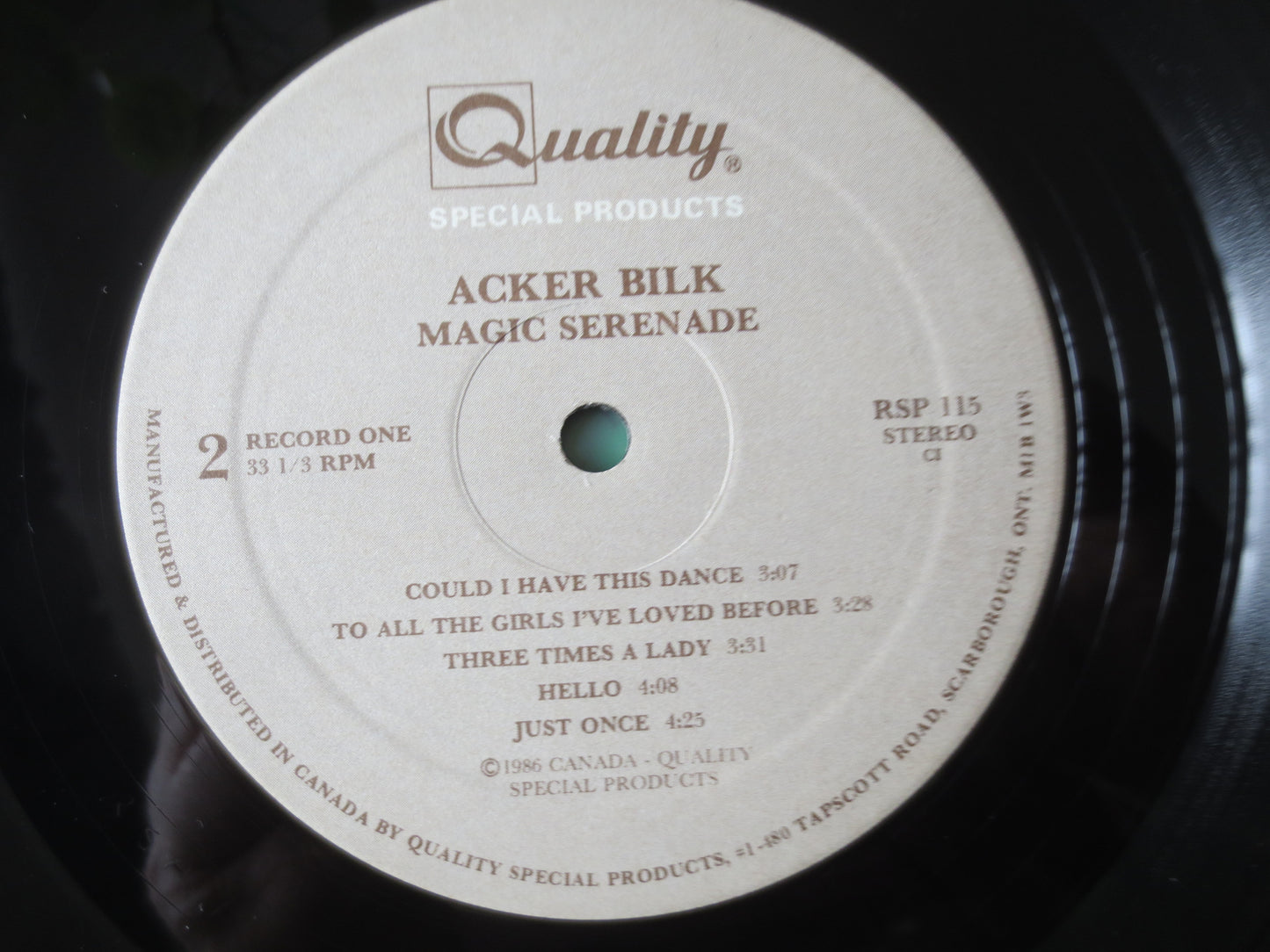 ACKER BILK, MAGIC Serenade, Acker Bilk Records, Jazz Record, Vintage Vinyl, Acker Bilk Albums, Vinyl Records, 1986 Records