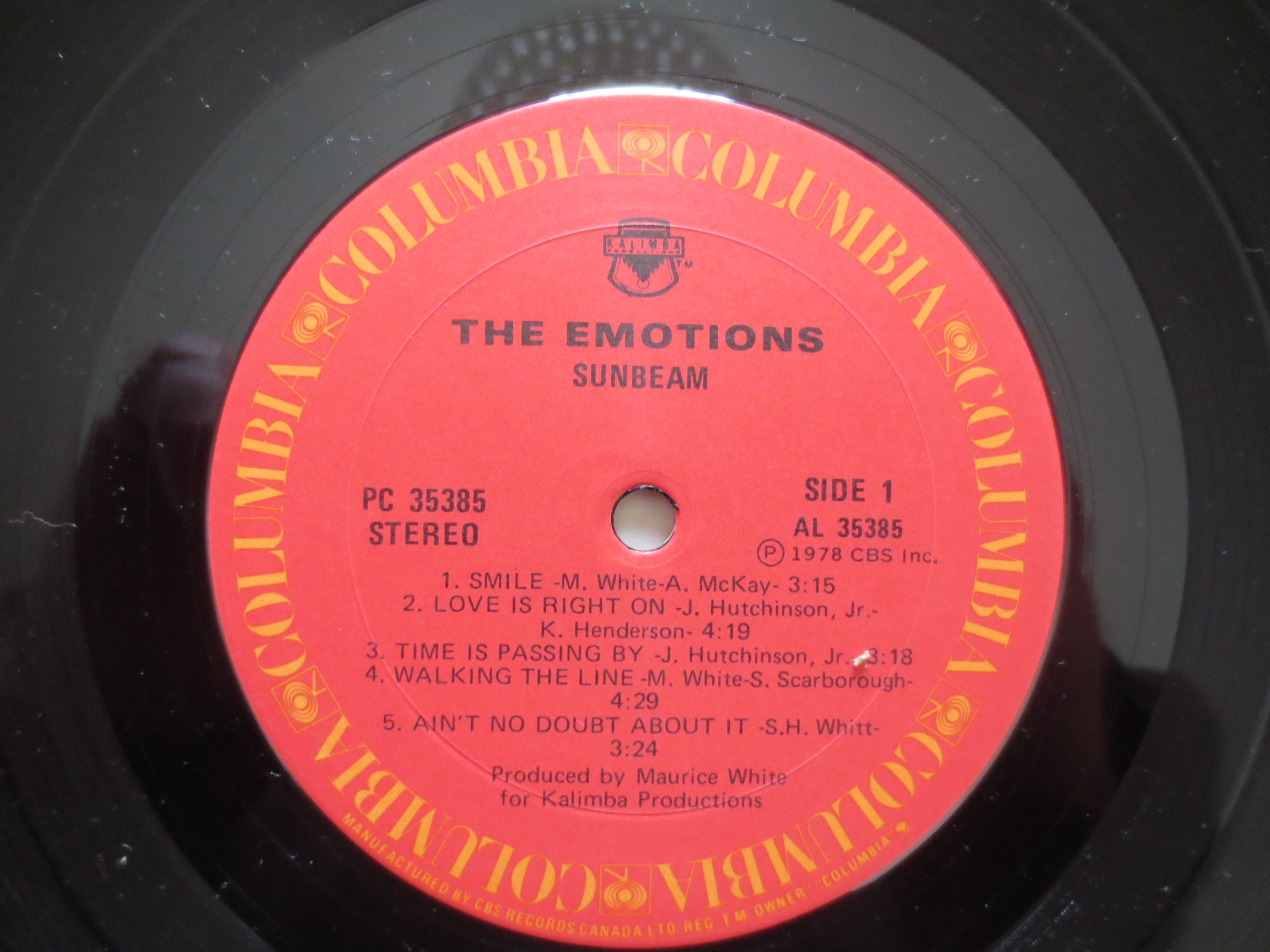 The Emotions – Sunbeam (1978) Vinyl LP