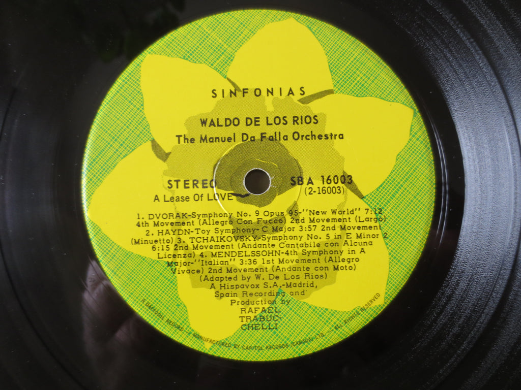 Waldo de los Ríos – Sinfonias (1970) Vinyl LP