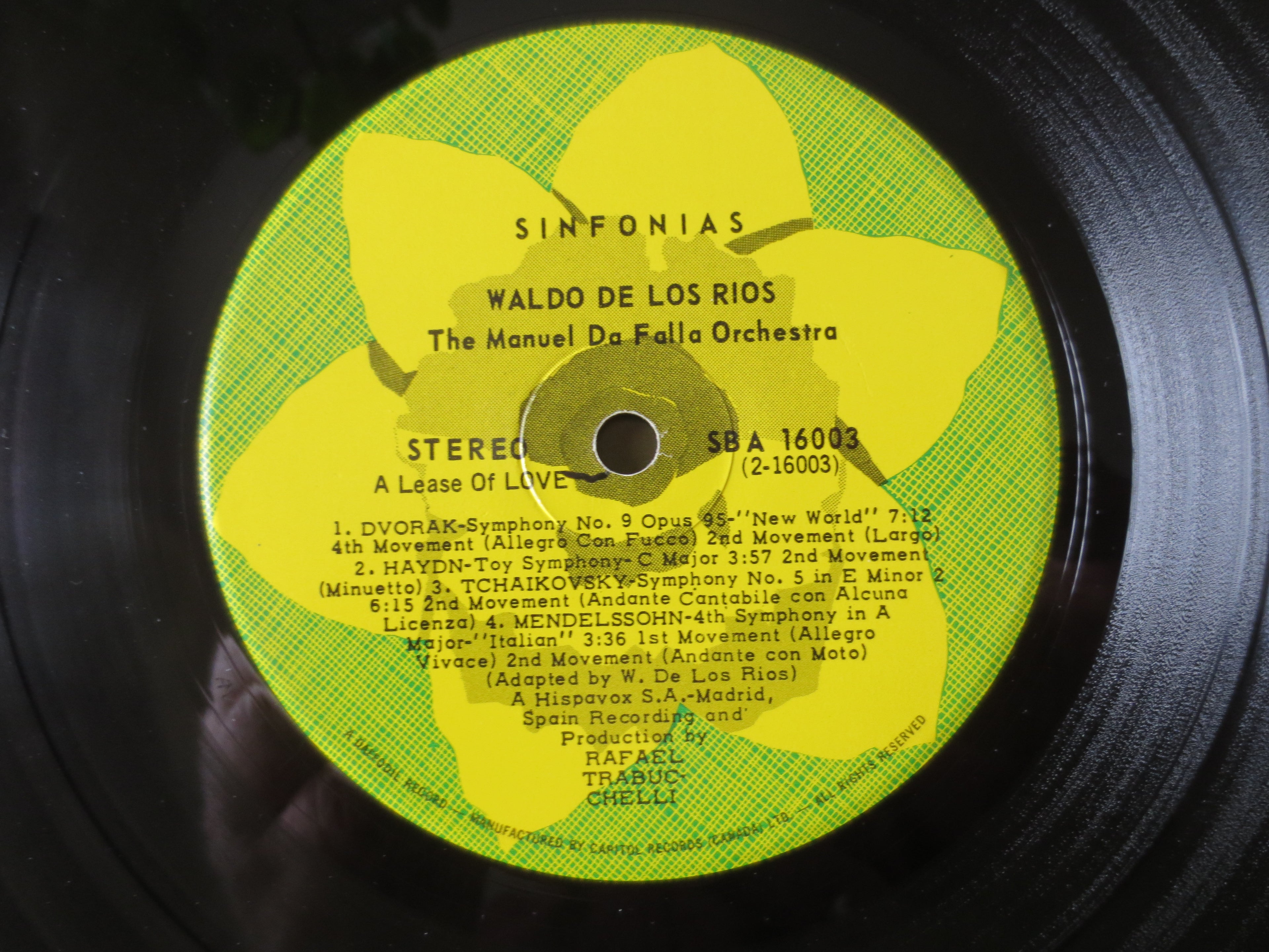 Waldo de los Ríos – Sinfonias (1970) Vinyl LP