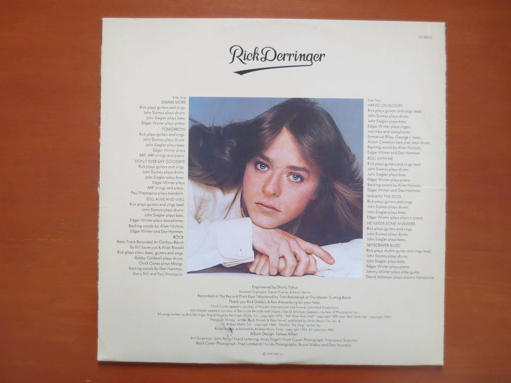 Rick Derringer – Spring Fever (1975) Vinyl LP