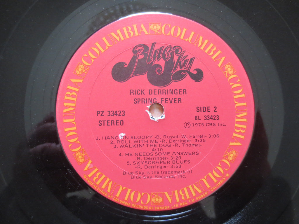 Rick Derringer – Spring Fever (1975) Vinyl LP