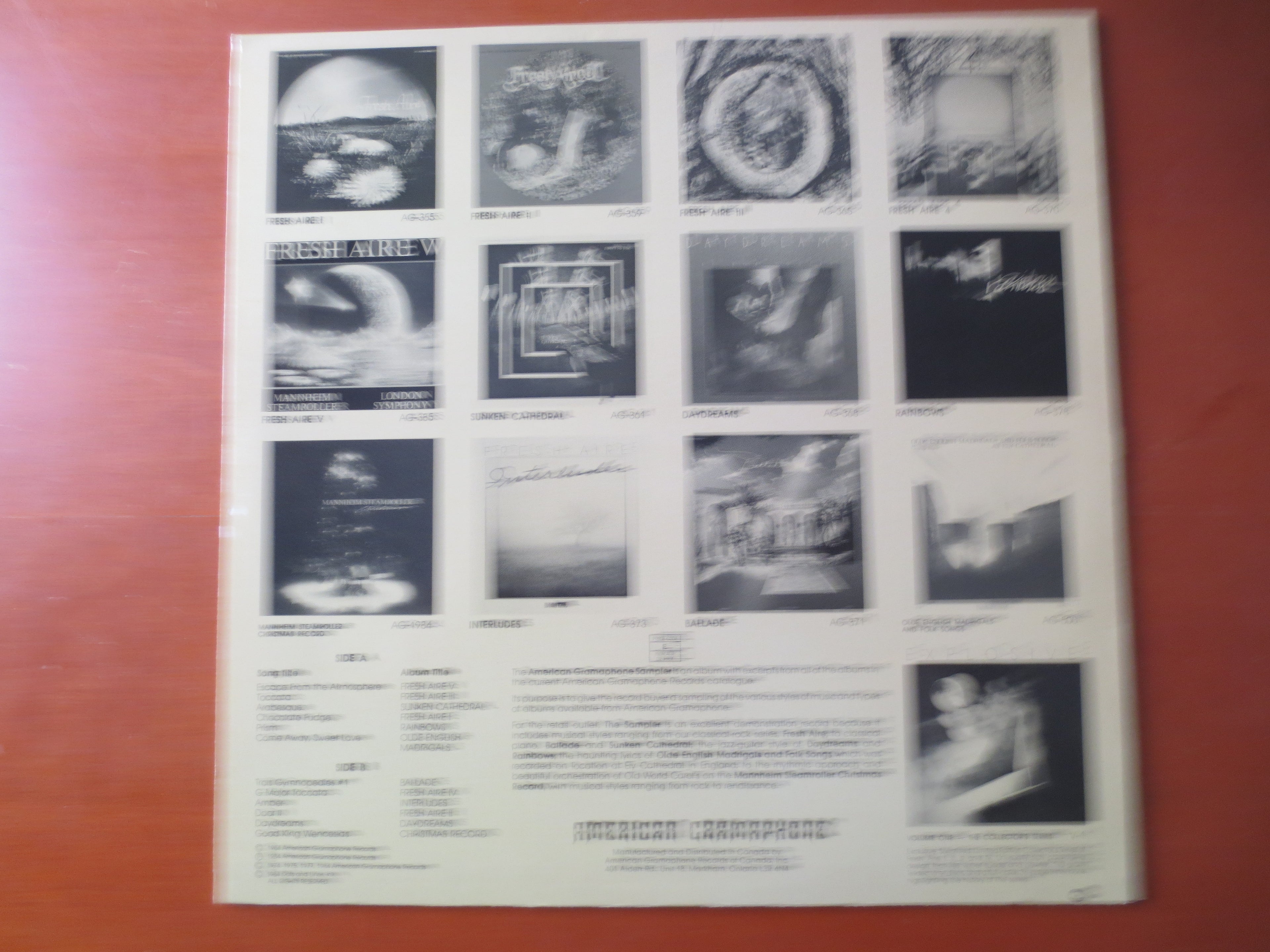 American Gramaphone – Sampler III (1984) Vinyl LP