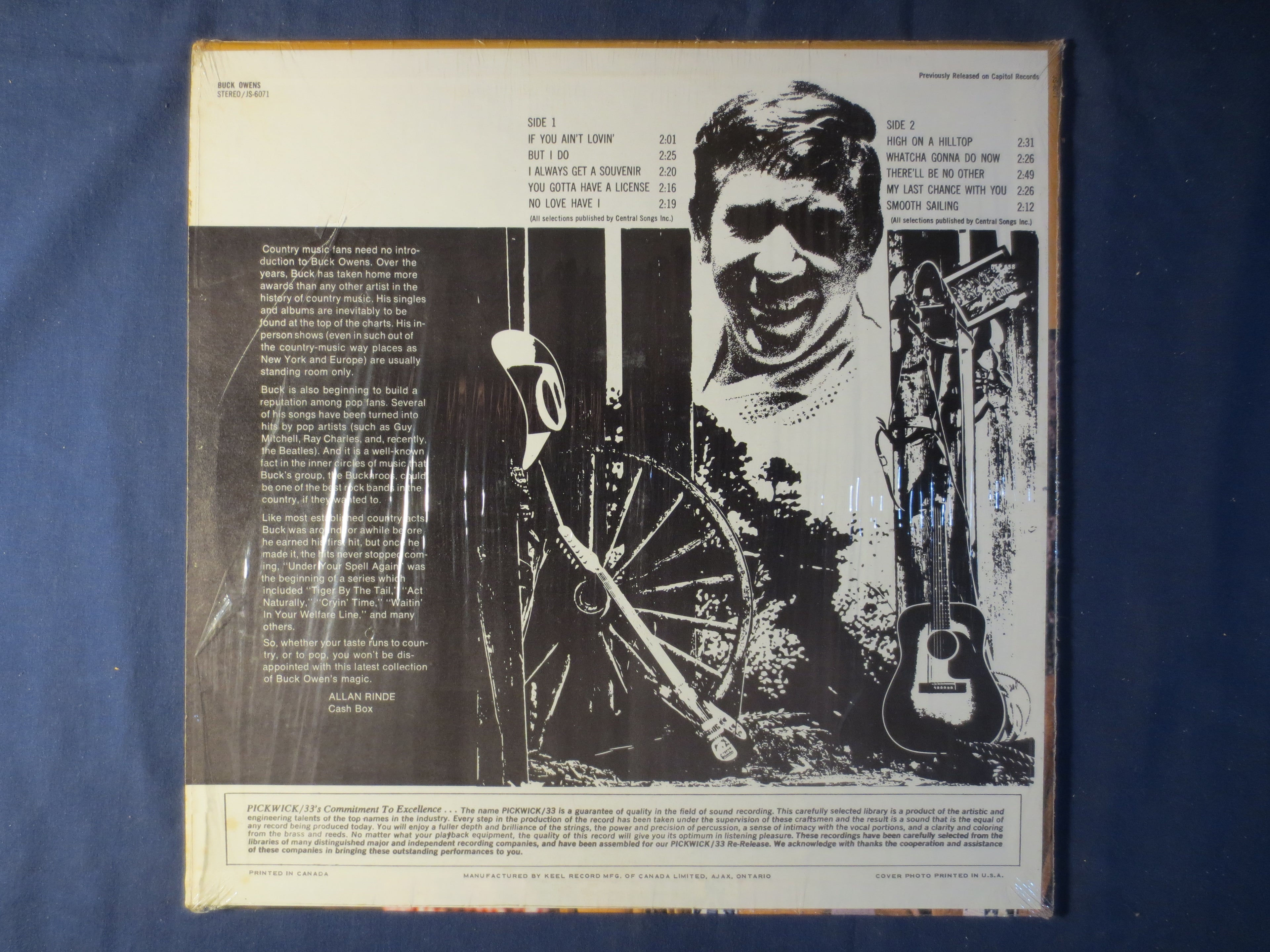 Buck Owens – If You Ain't Lovin' (You Ain't Livin') (1969) Vinyl LP