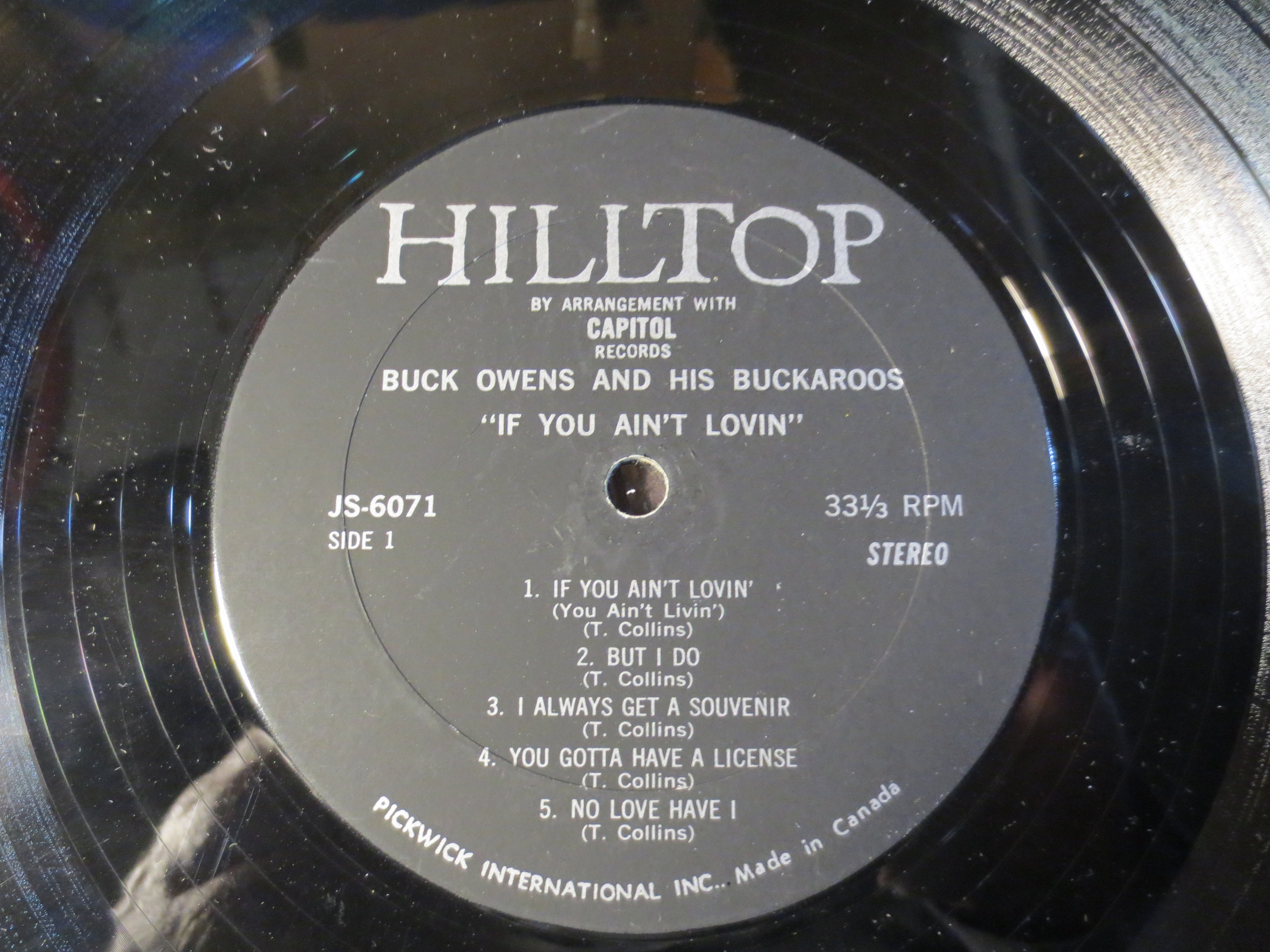 Buck Owens – If You Ain't Lovin' (You Ain't Livin') (1969) Vinyl LP
