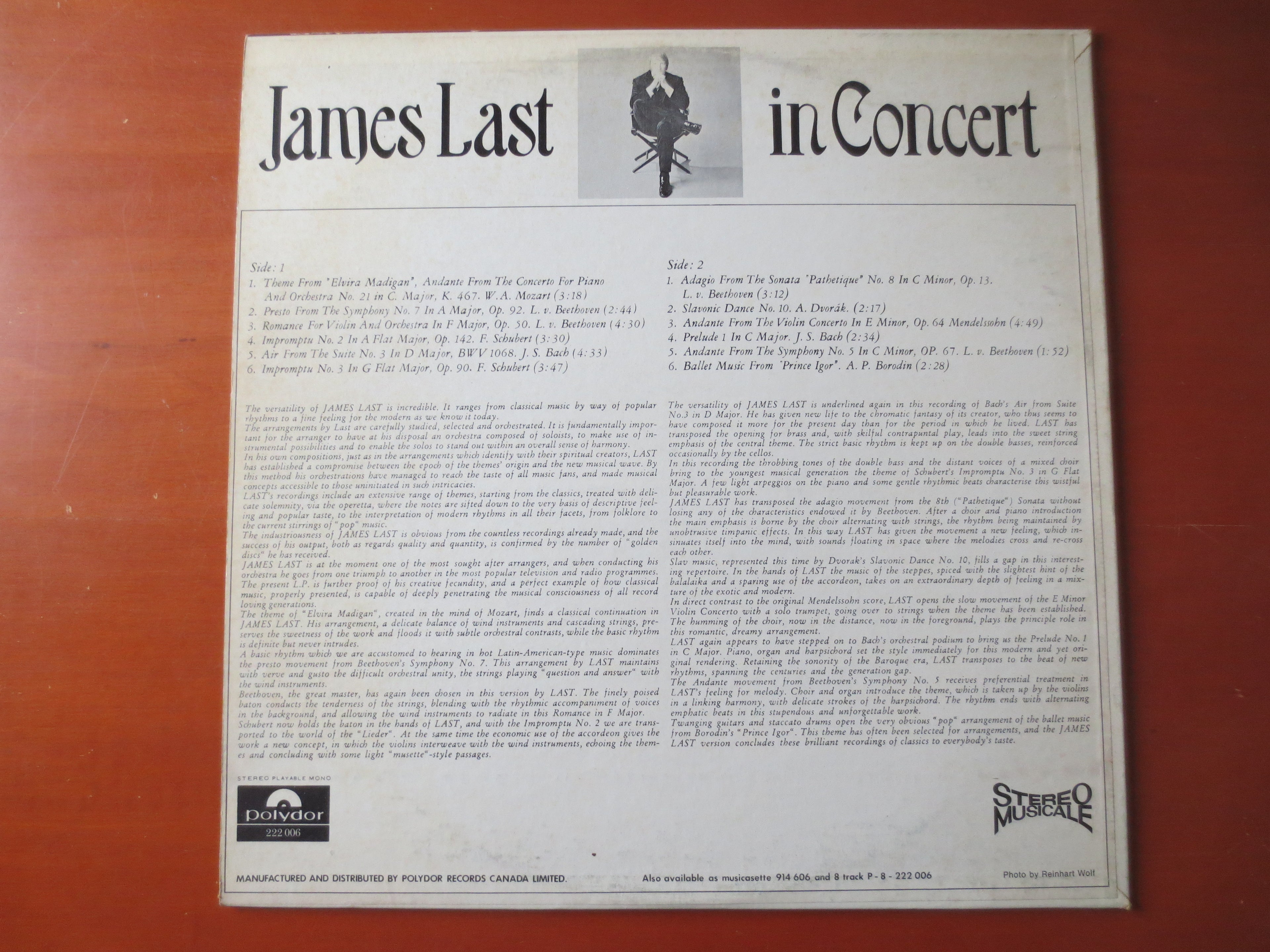 James Last – In Concert (1969) Vinyl LP