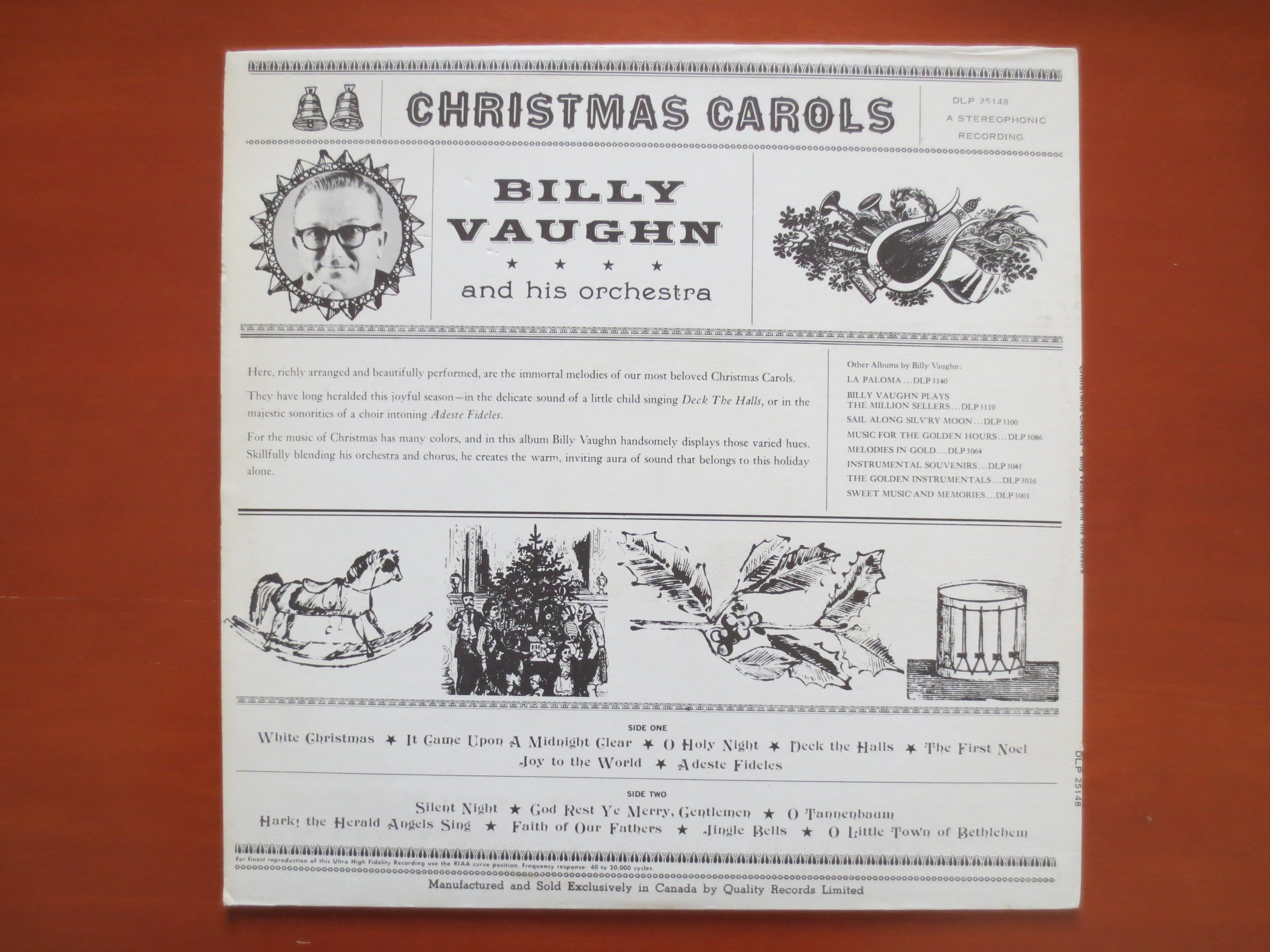 Billy Vaughn – Christmas Album (1958) Vinyl LP