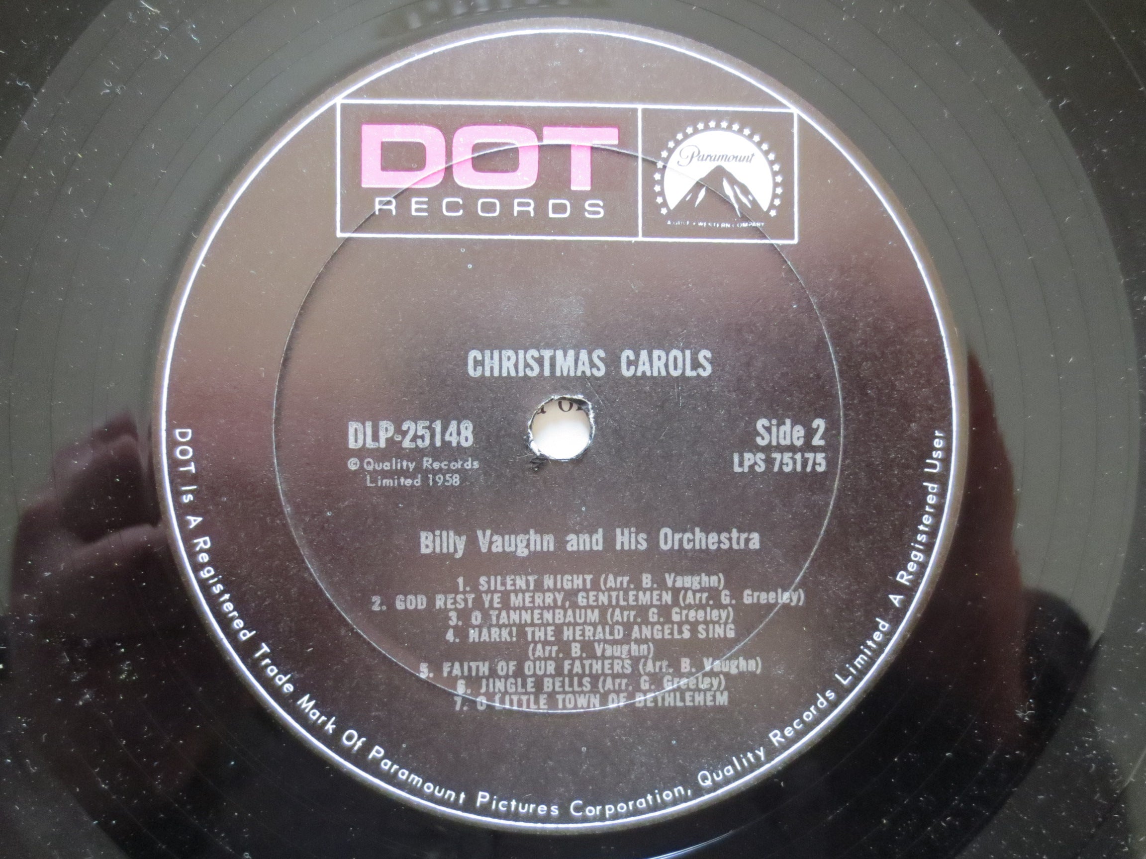 Billy Vaughn – Christmas Album (1958) Vinyl LP