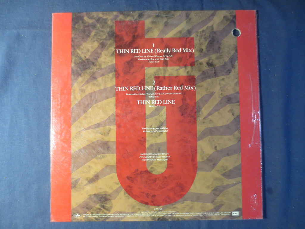 Glass Tiger – Thin Red Line (1986) Vinyl LP — Factory Sealed