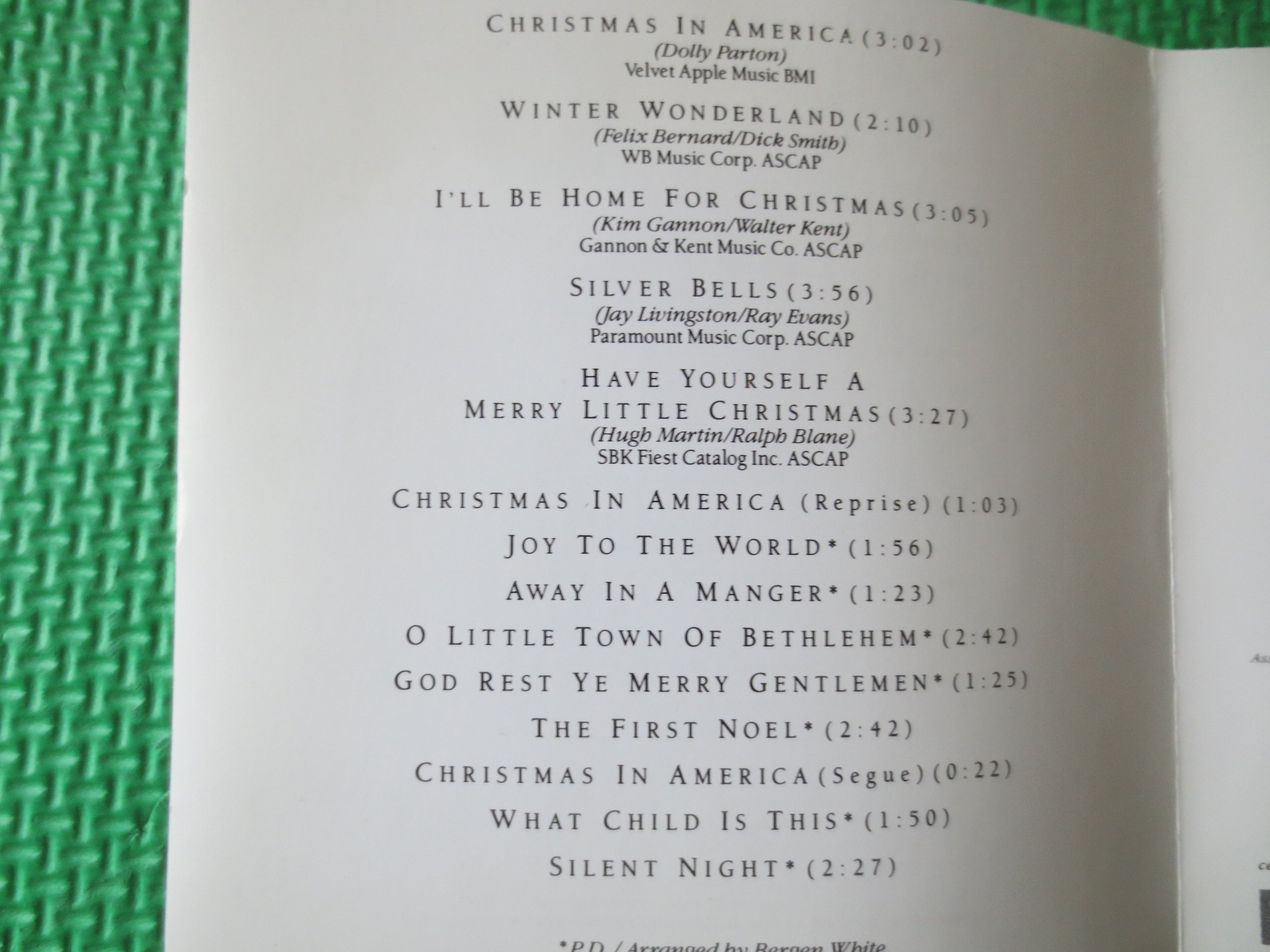 Kenny Rogers – Christmas in America (1989) CD
