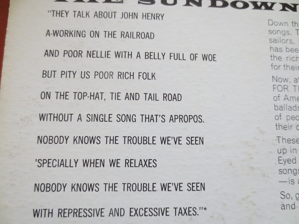 The Sundowners – The Sundowners (1962) Vinyl LP
