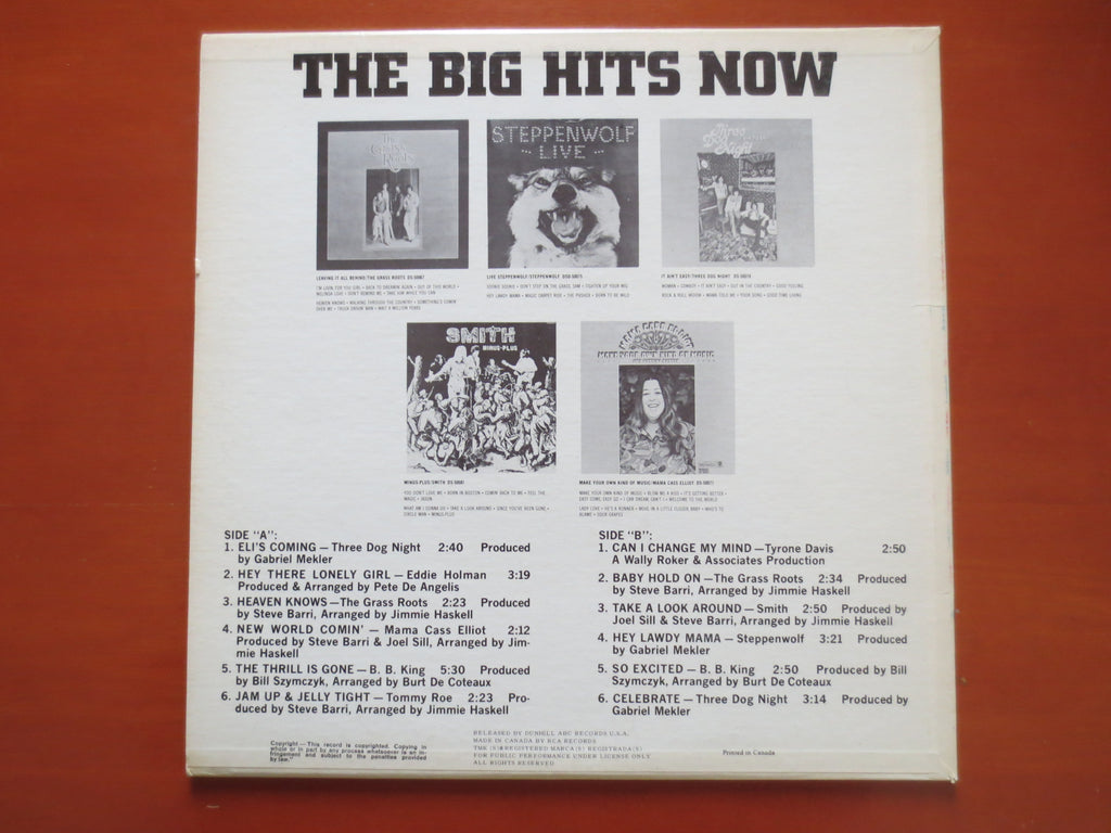 Big Hits Now – B.B. King / Mama Cass (1972) Vinyl LP
