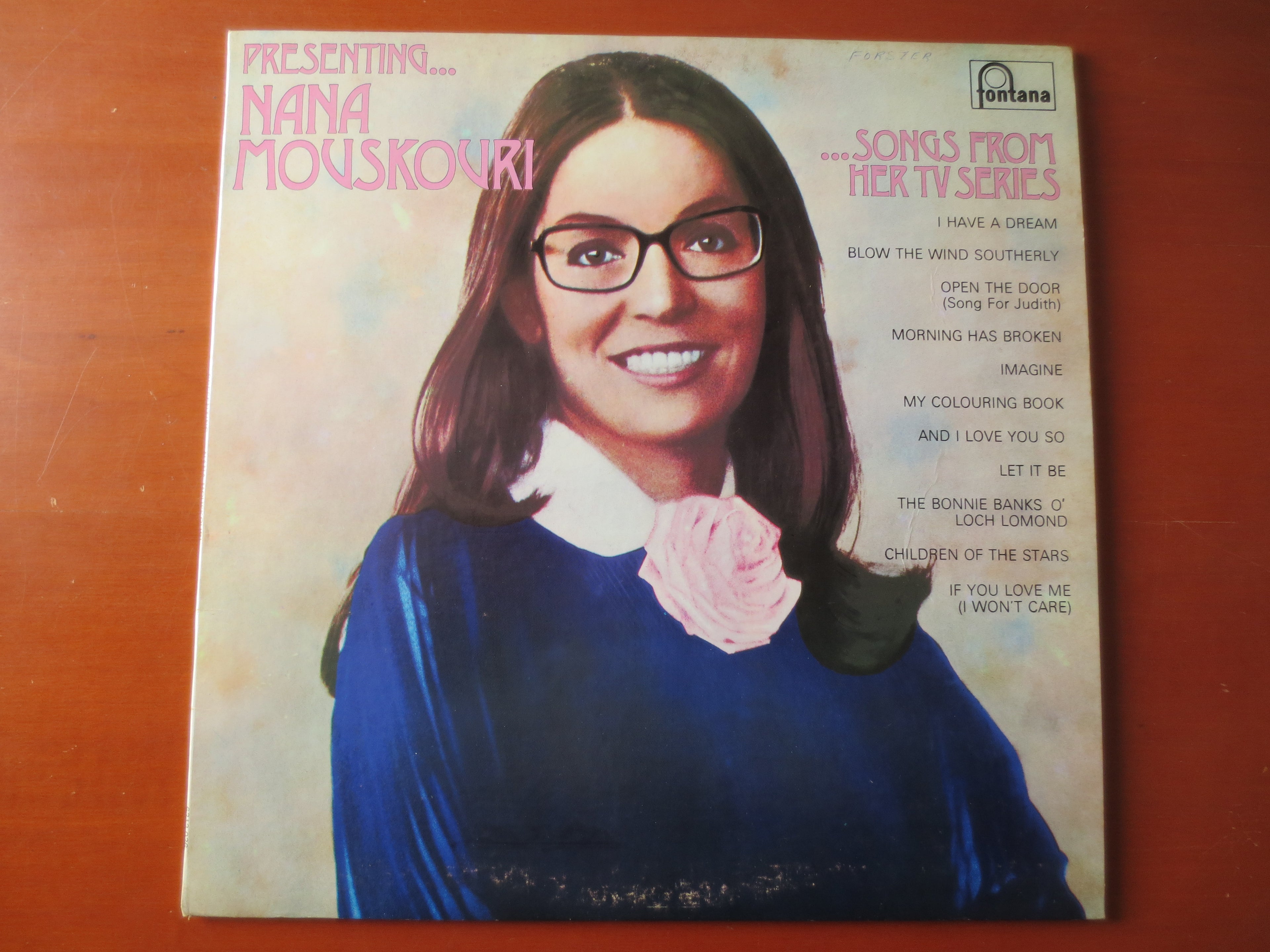 Nana Mouskouri – Songs from Her TV Series (1974) Vinyl LP