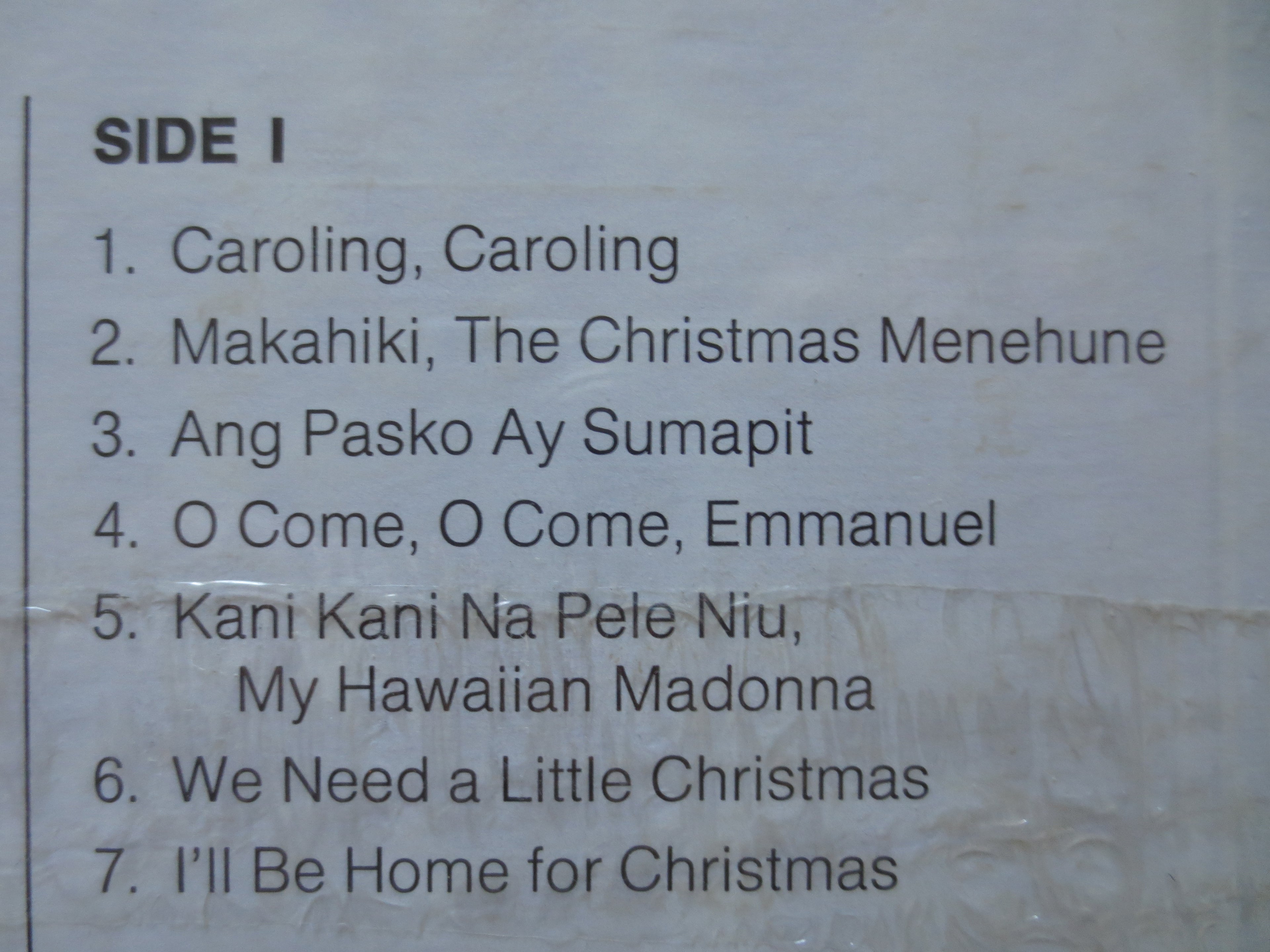 Honolulu Boy Choir – Christmas with the Honolulu Boy Choir (1980) Vinyl LP