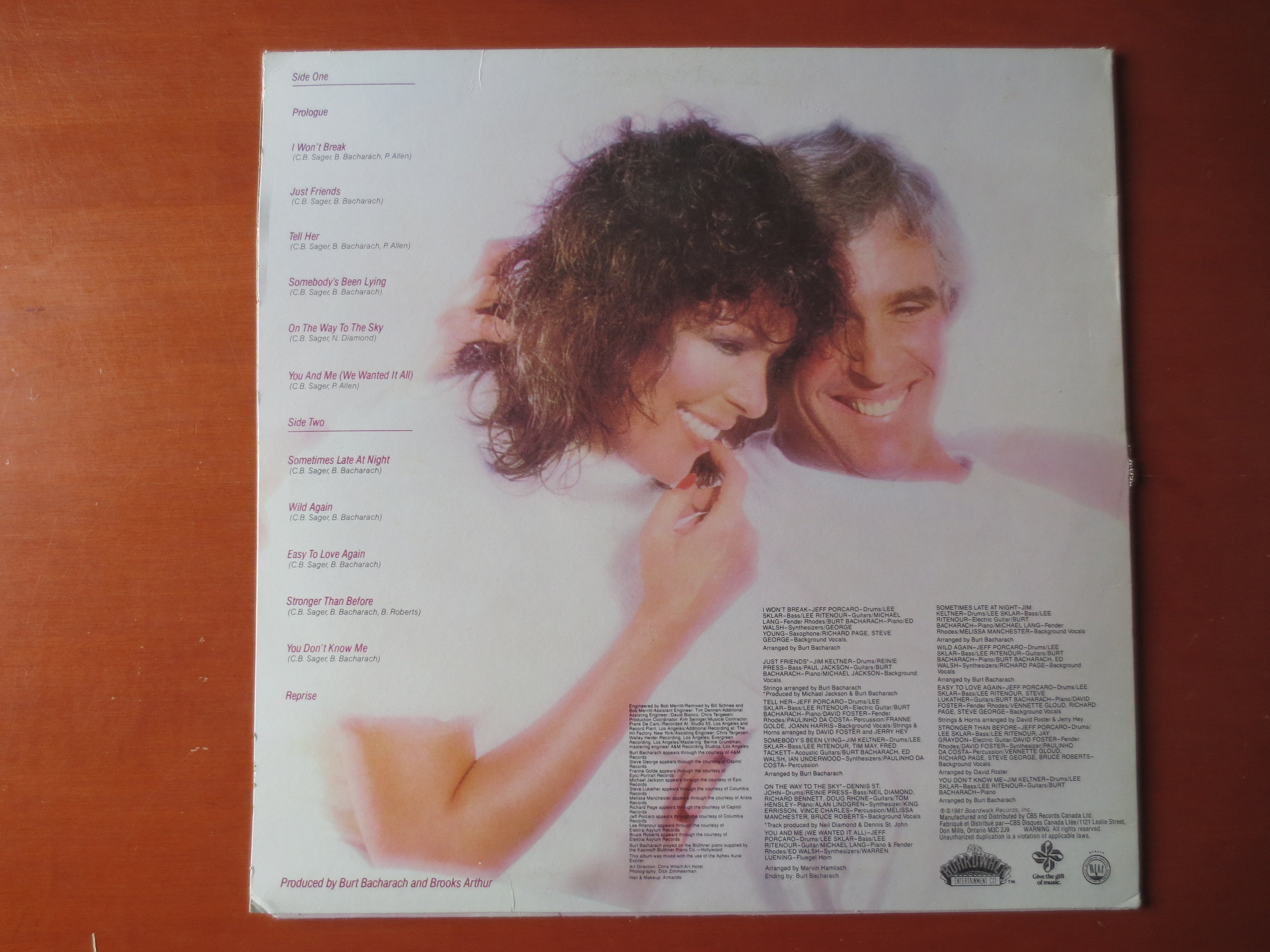 Carole Bayer Sager – Sometimes Late at Night (1981) Vinyl LP