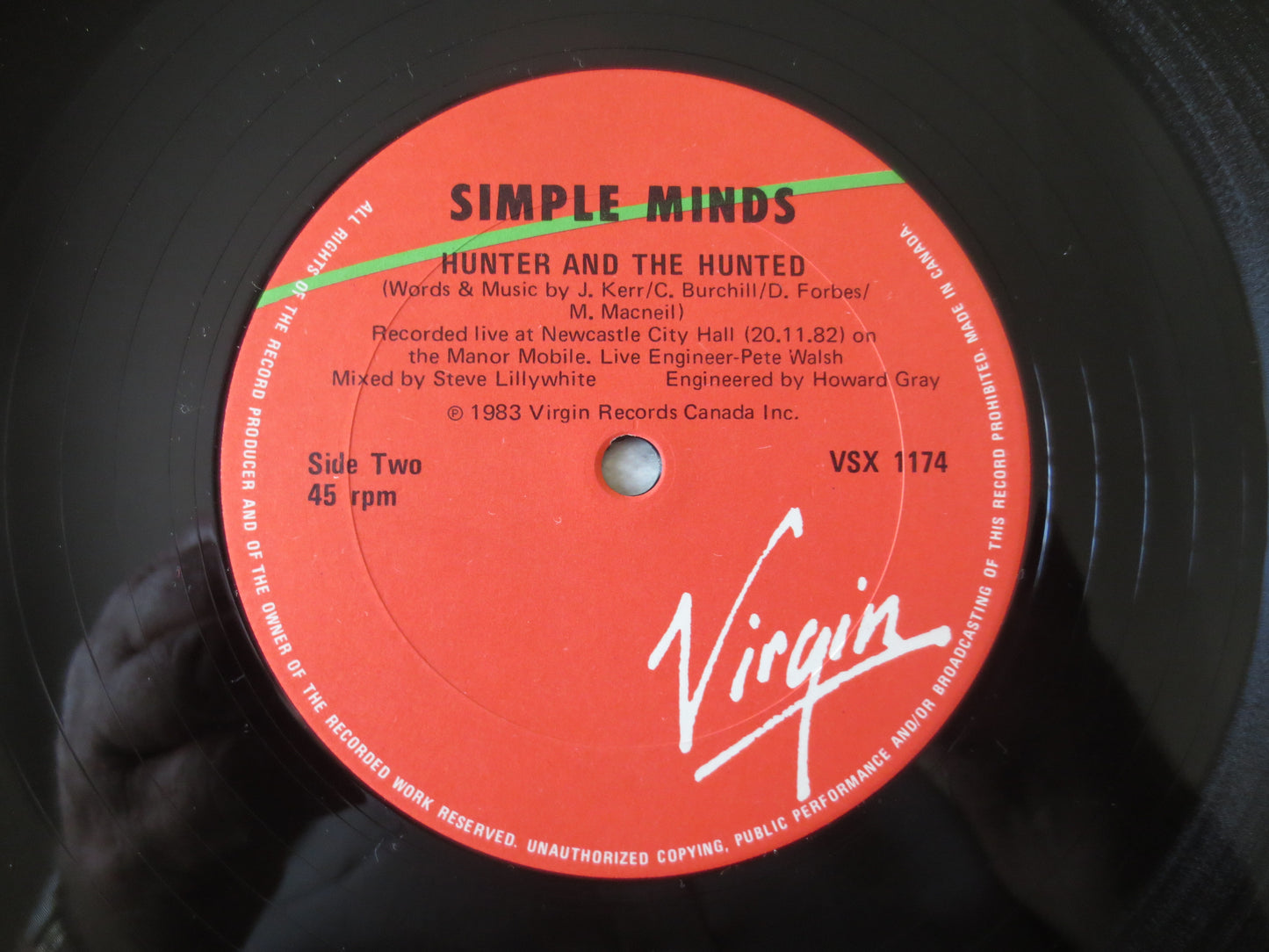 SIMPLE MINDS, WATERFRONT, Rock Record, Simple Minds Record, Simple Minds Ep, Vinyl Record, Simple Minds Album, 1983 Records