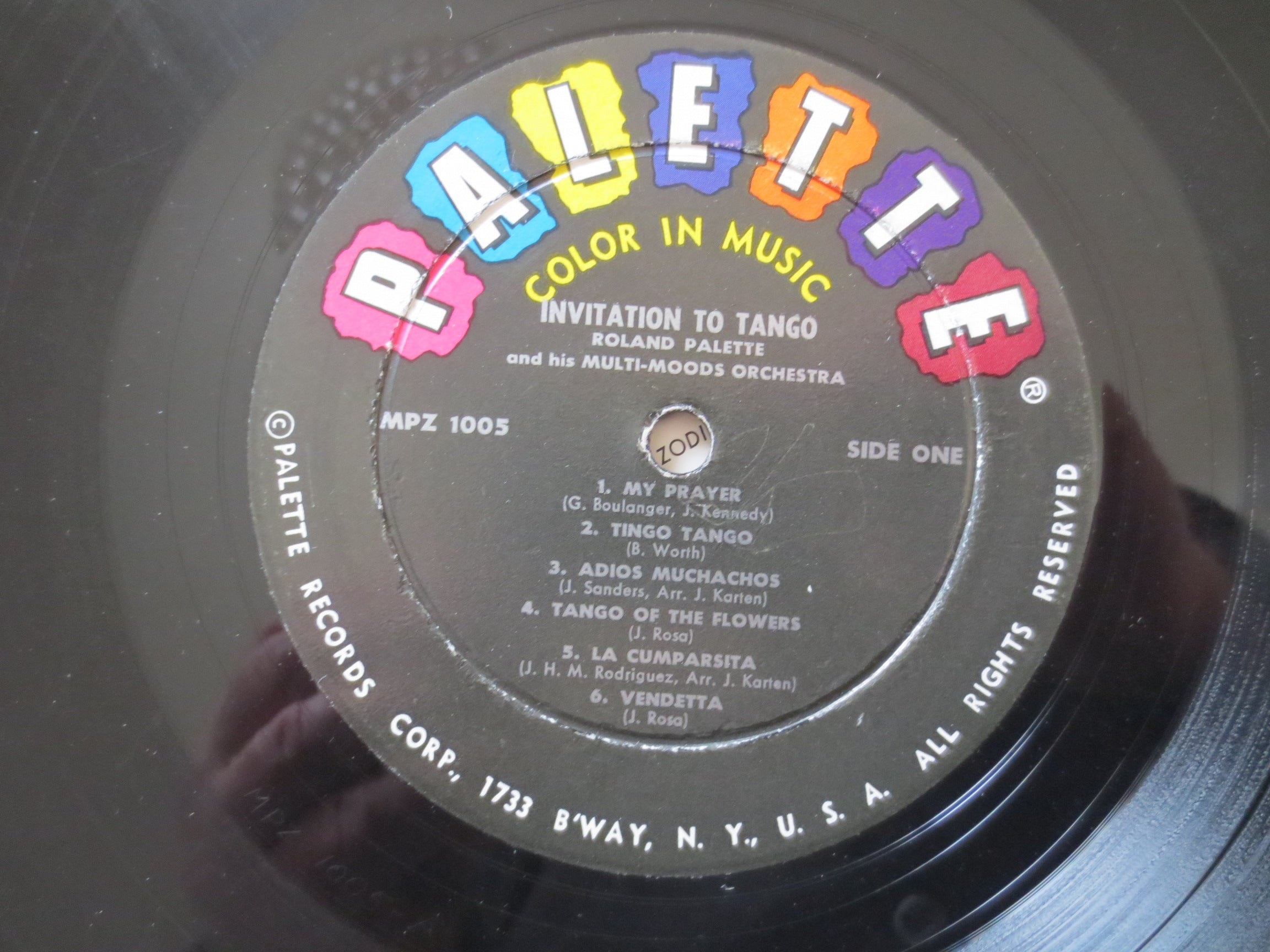 Roland Palette – Invitation to Tango (1960) Vinyl LP