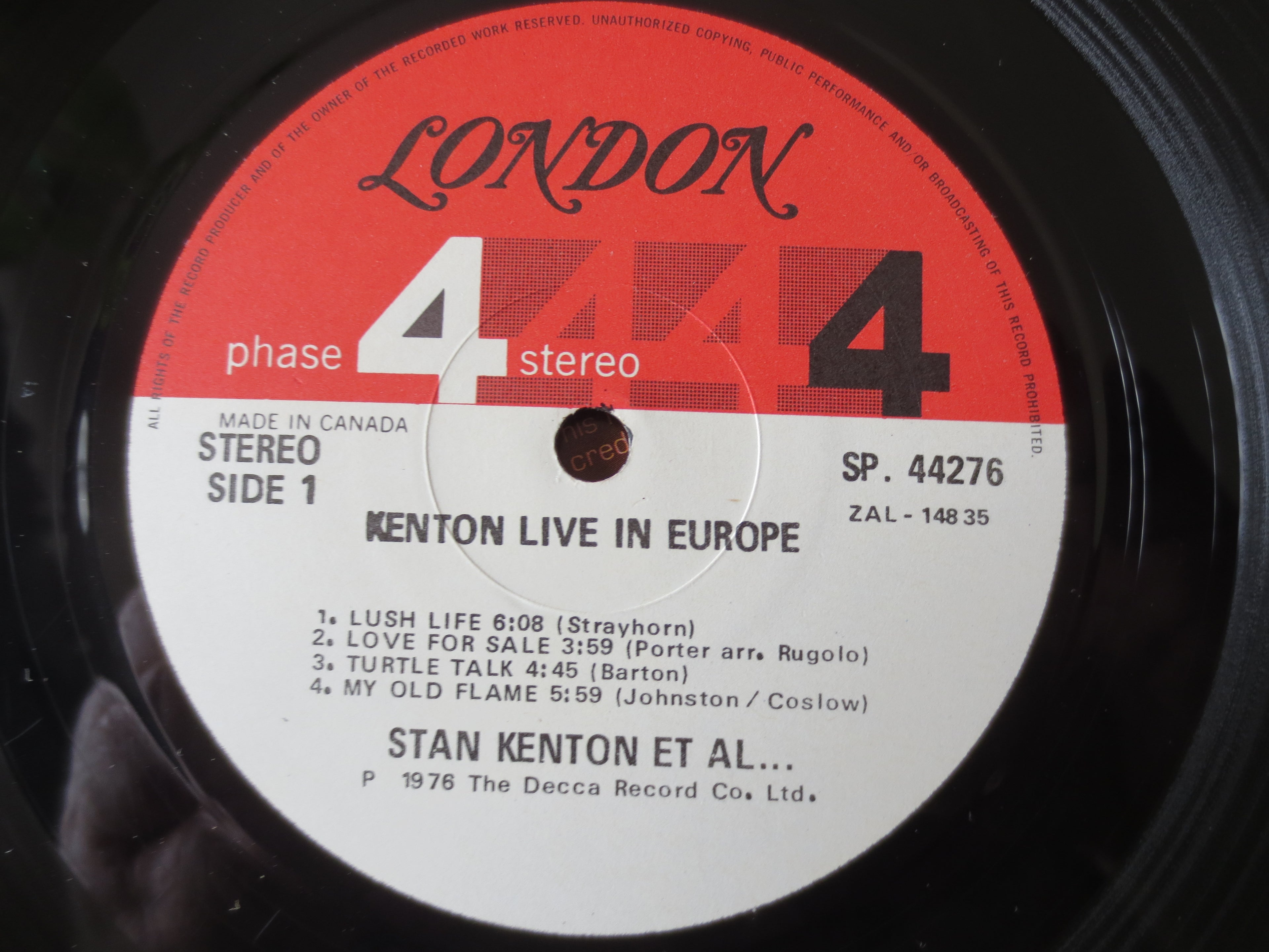 Stan Kenton – Live in Europe (1976) Vinyl LP