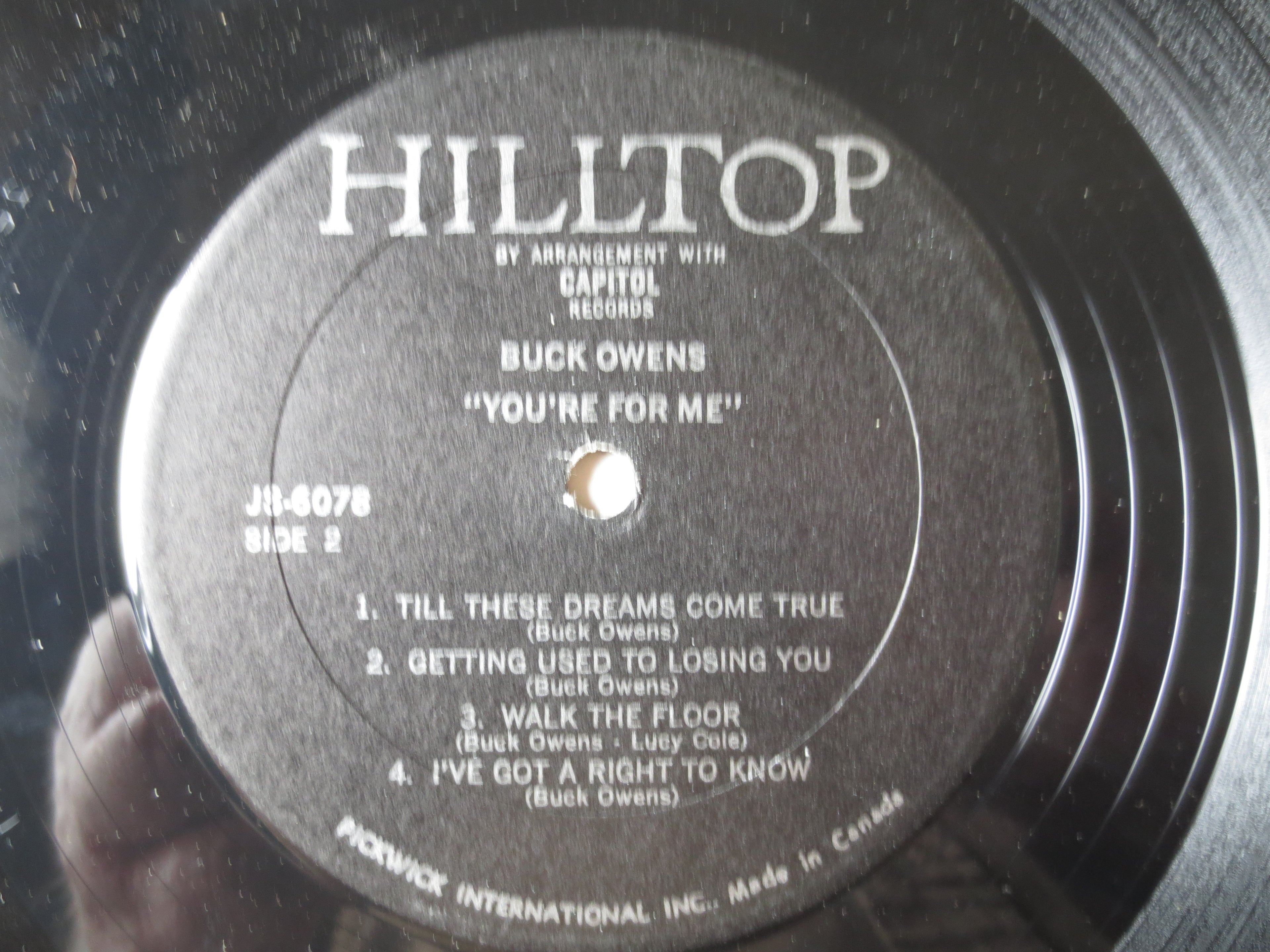 Buck Owens – You're For Me (1969) Vinyl LP
