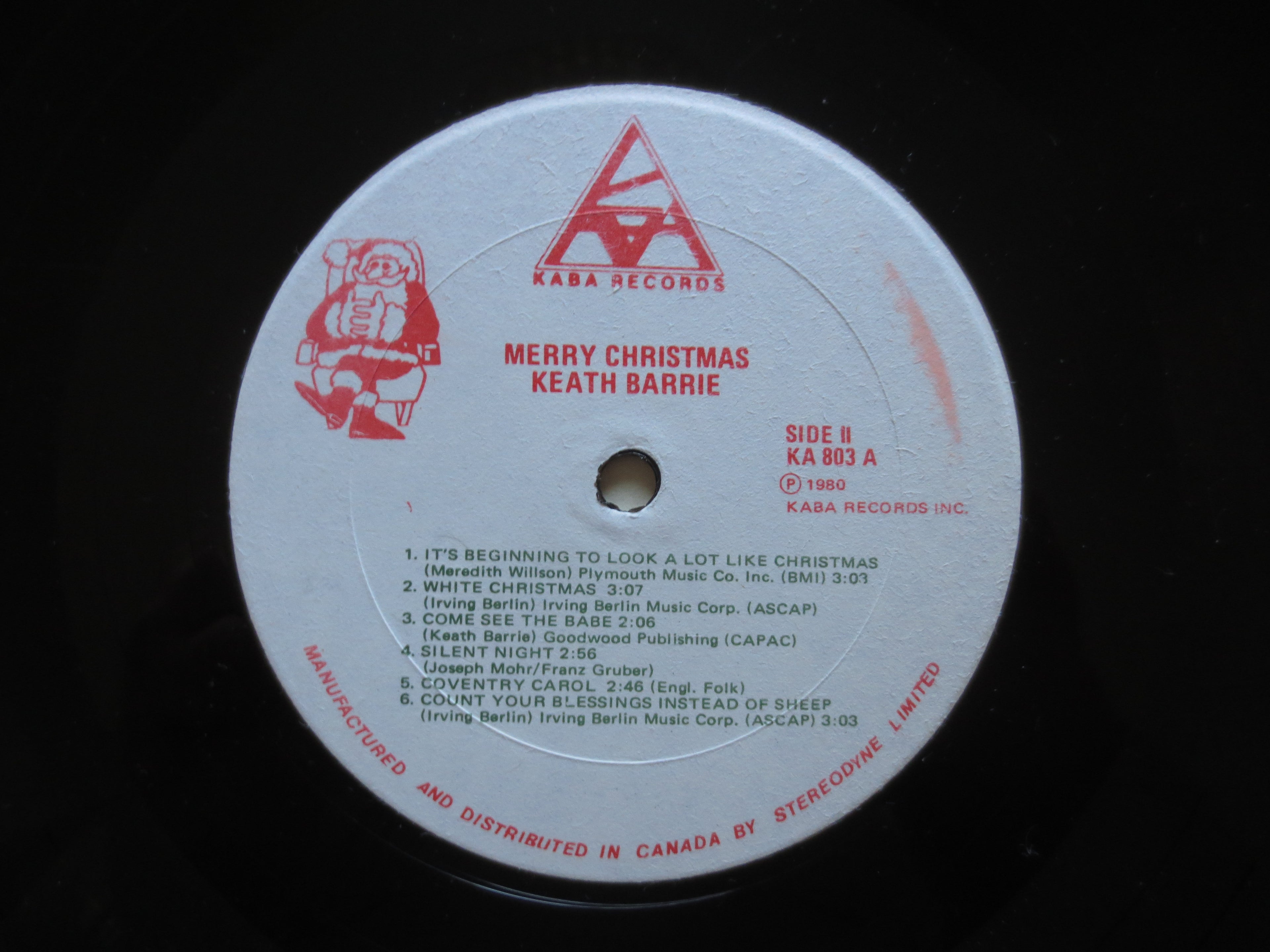 Keath Barrie – Merry Christmas (1980) Vinyl LP