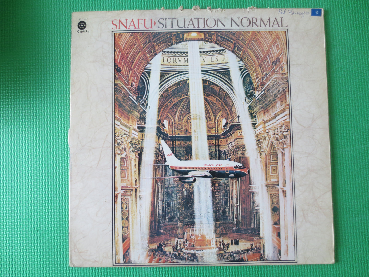 SNAFU, SITUATION NORMAL, Snafu Lps, Snafu Records, Snafu Albums, Snafu Vinyl, Classic Rock lps, Rock Albums, 1974 Record