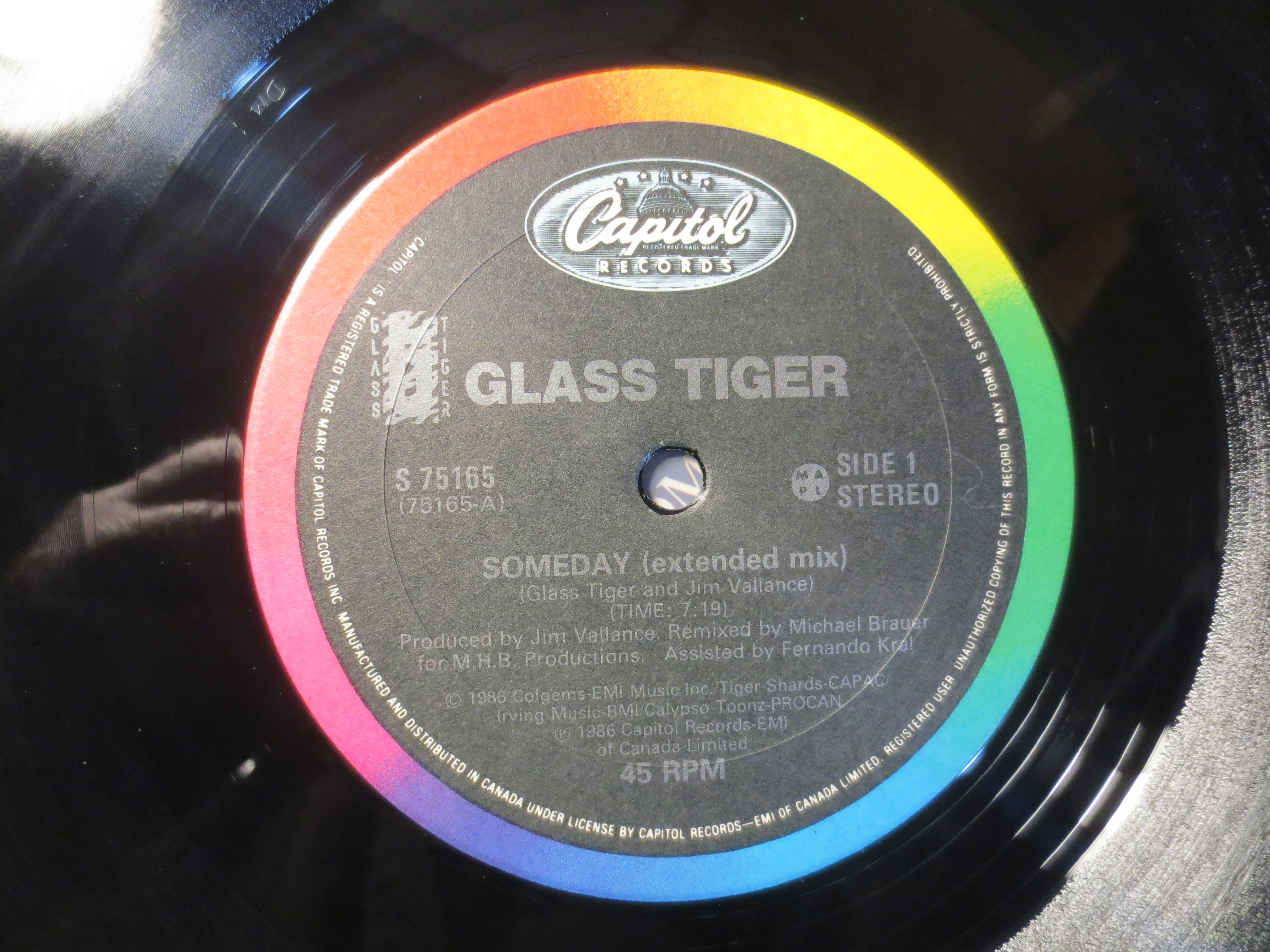 Glass Tiger – Someday (1986) Vinyl EP