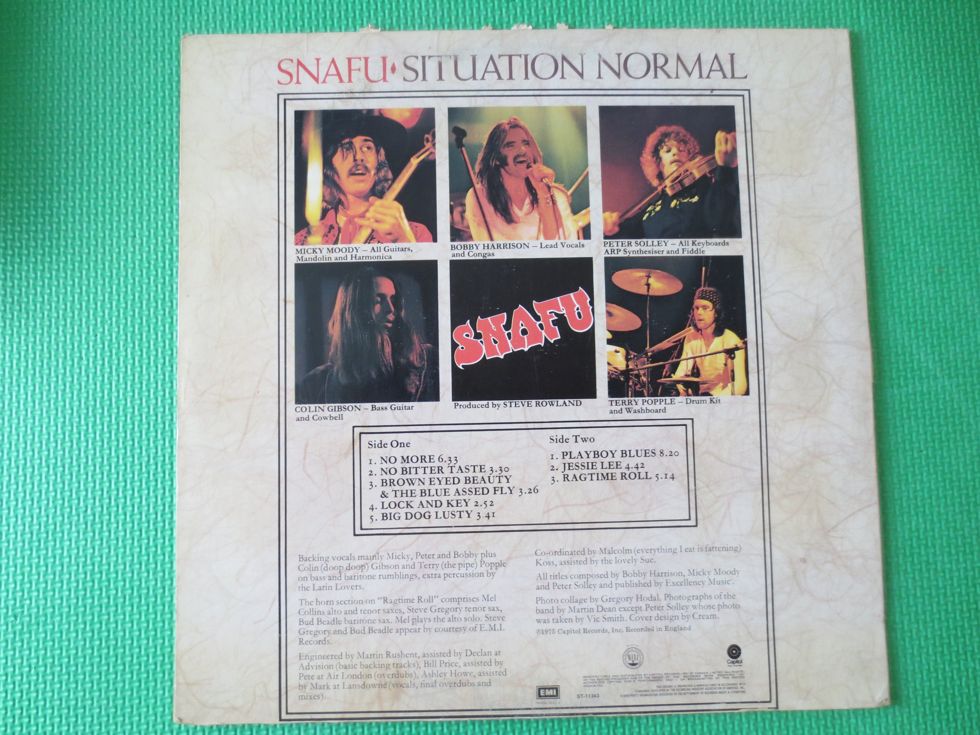 Snafu – Situation Normal (1974) Vinyl LP