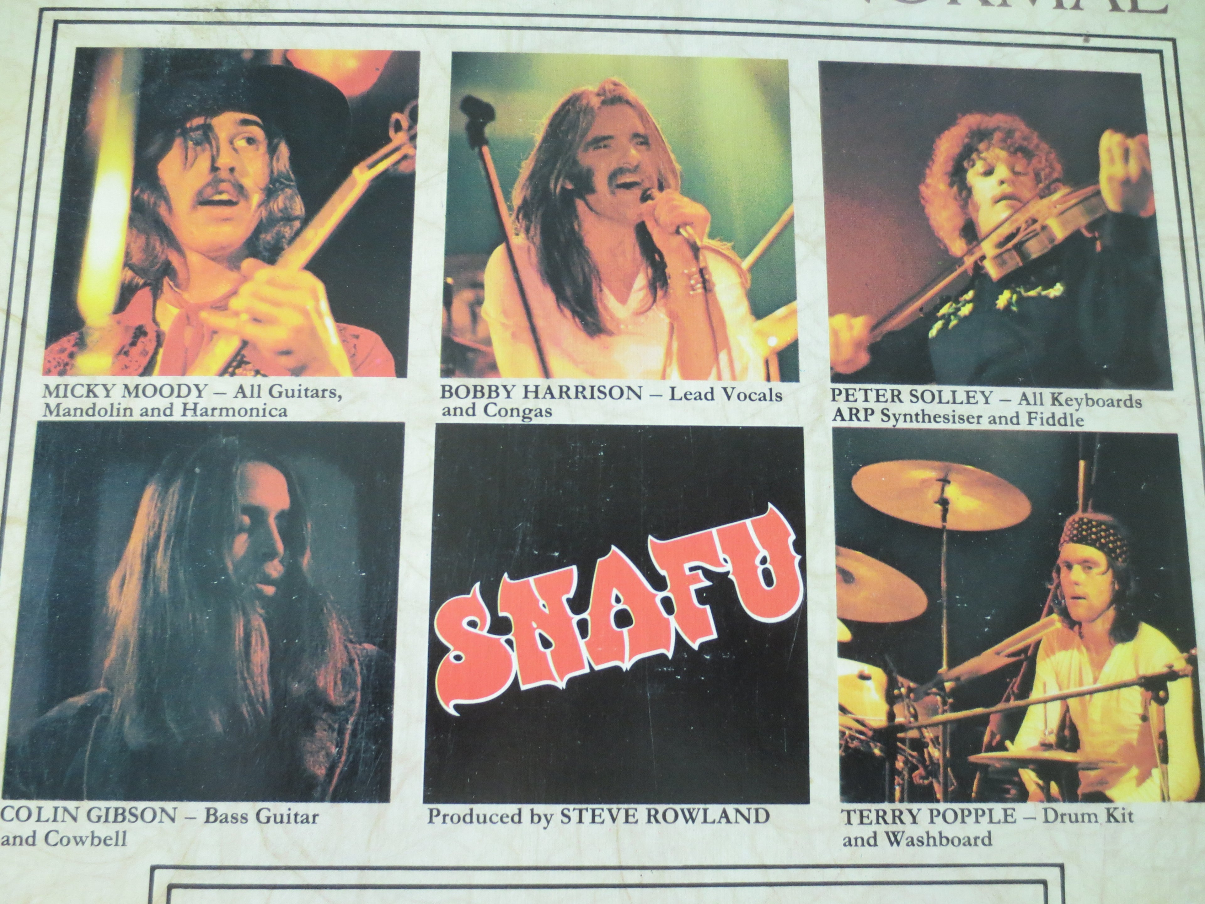 Snafu – Situation Normal (1974) Vinyl LP