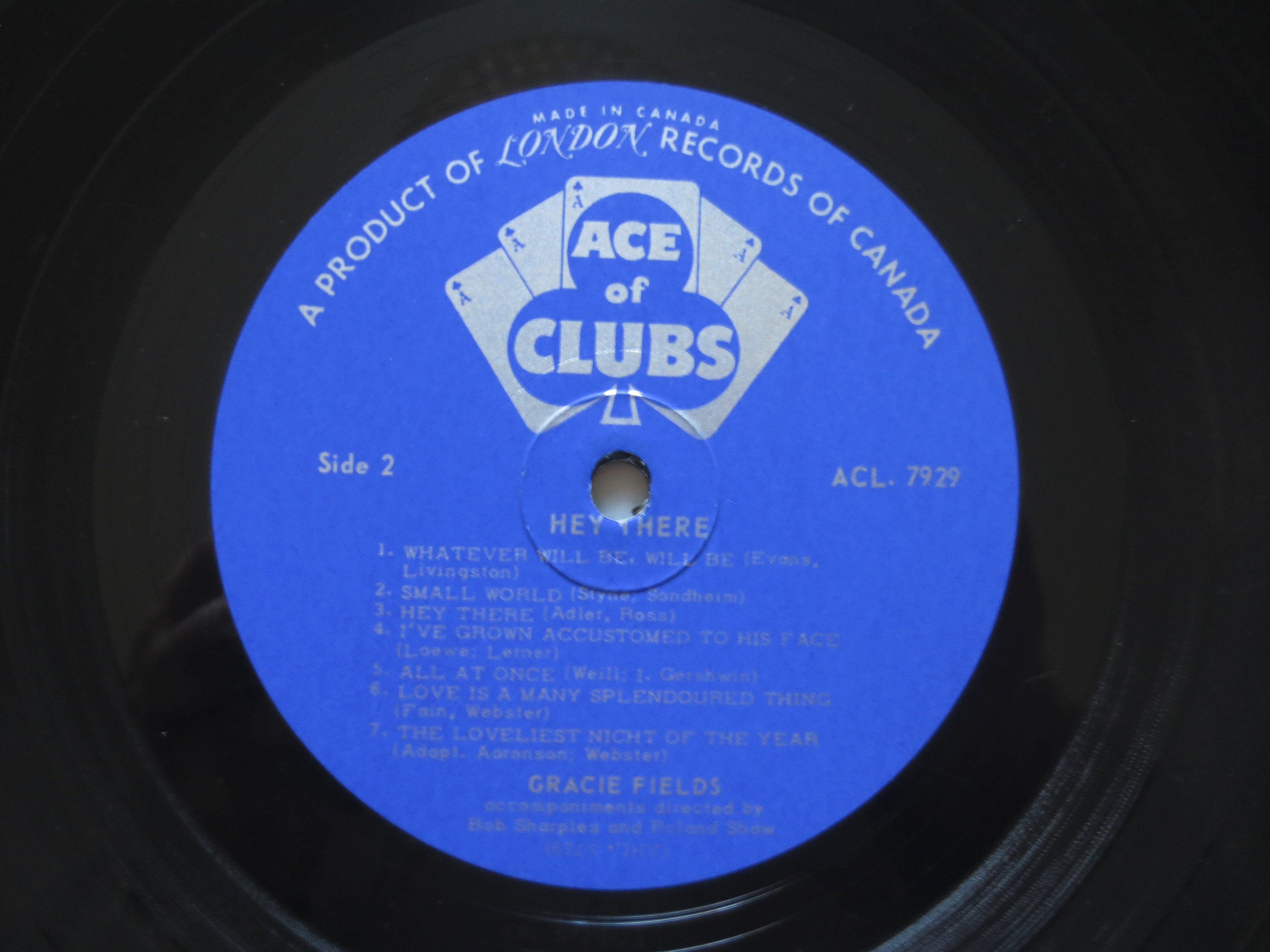 Gracie Fields – Hey There (1963) Vinyl LP