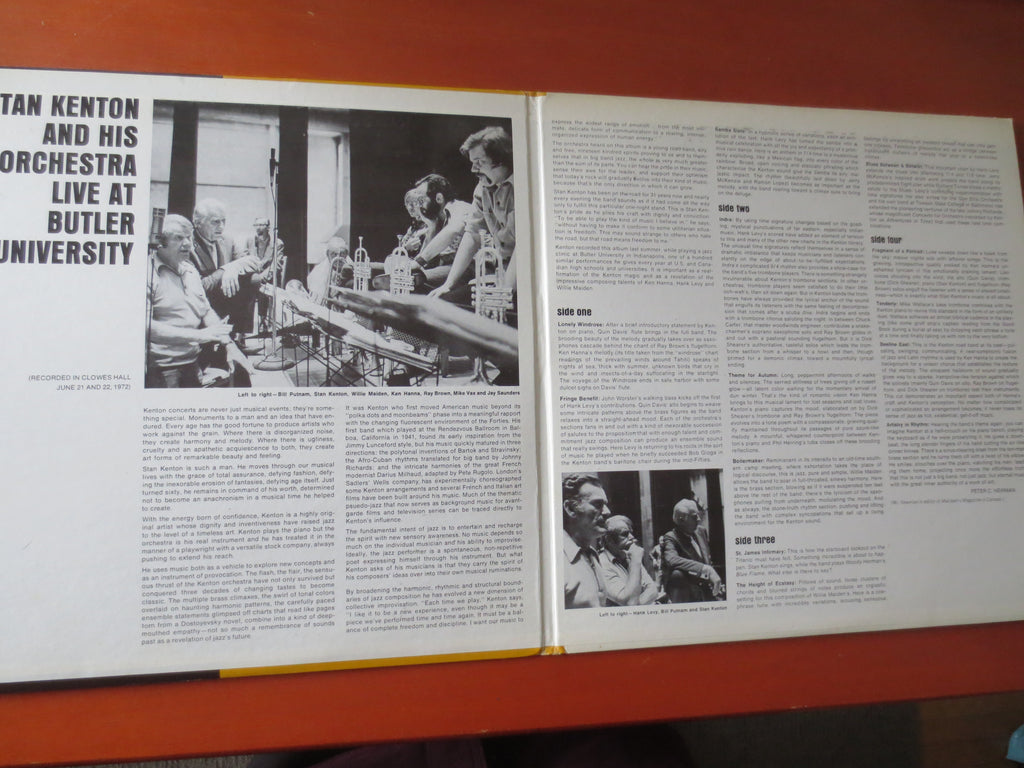 Stan Kenton – Live at Butler University (1972) Vinyl 2xLP