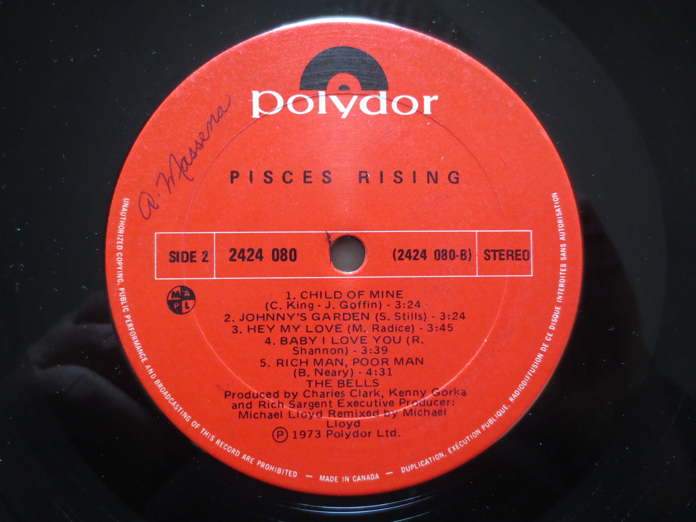 The Bells – Pisces Rising (1973) Vinyl LP