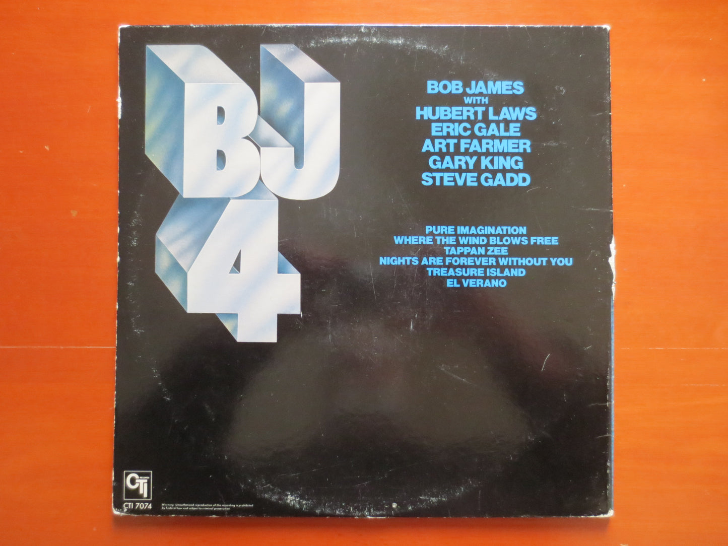 BOB JAMES Record, 4 Album, Bob James Album, Bob James Vinyl, Bob James Lp, Vintage Vinyl, Jazz Album, Jazz Lp, 1977 Records