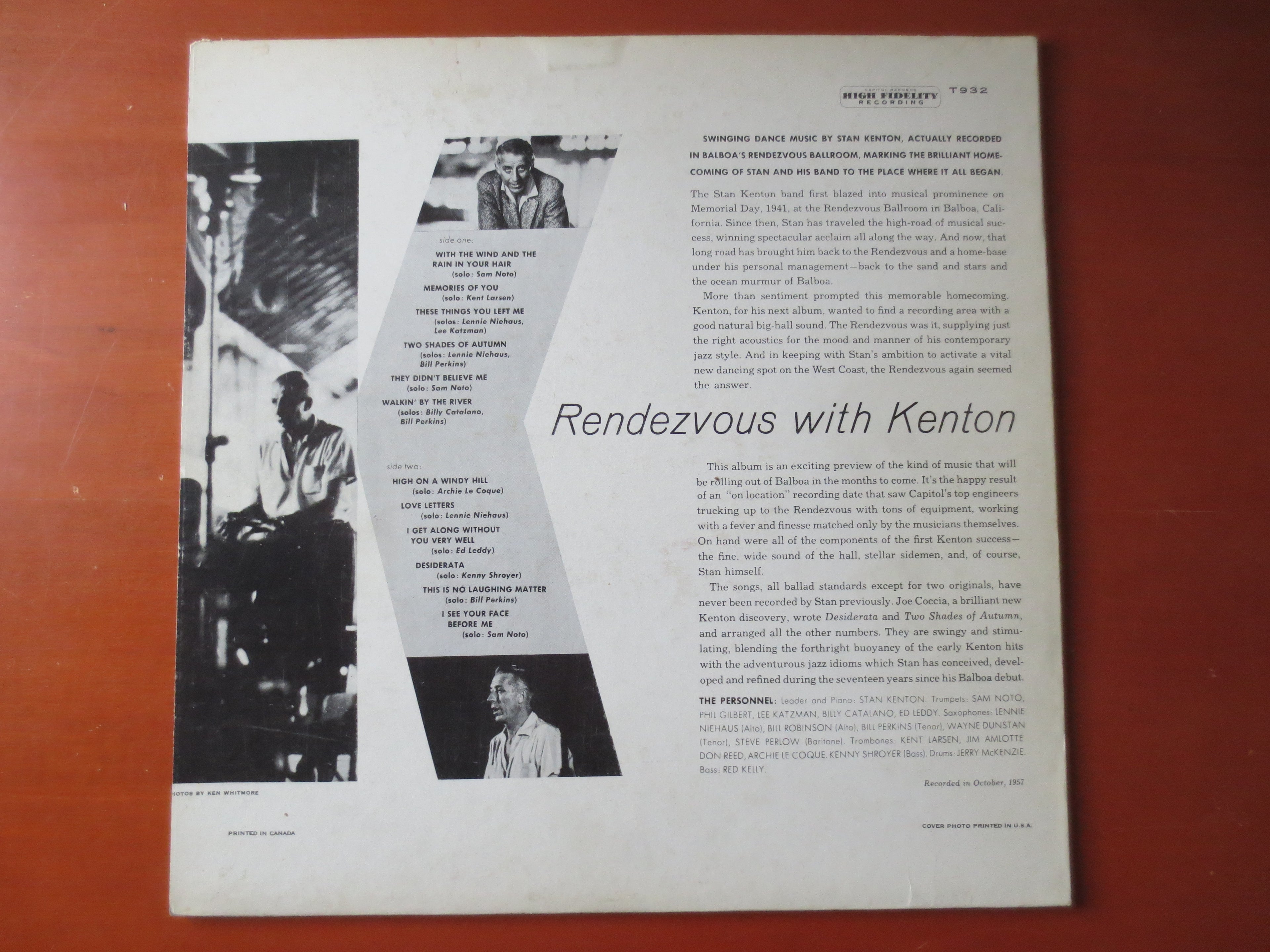 Stan Kenton – Rendezvous with Kenton (1958) Vinyl LP