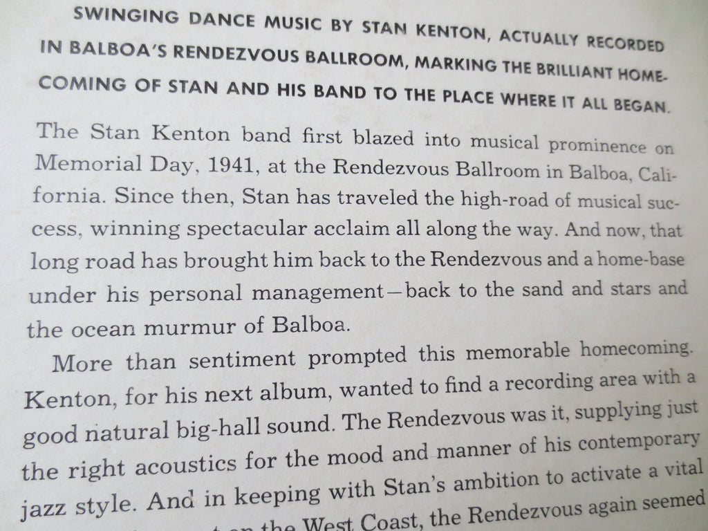 Stan Kenton – Rendezvous with Kenton (1958) Vinyl LP