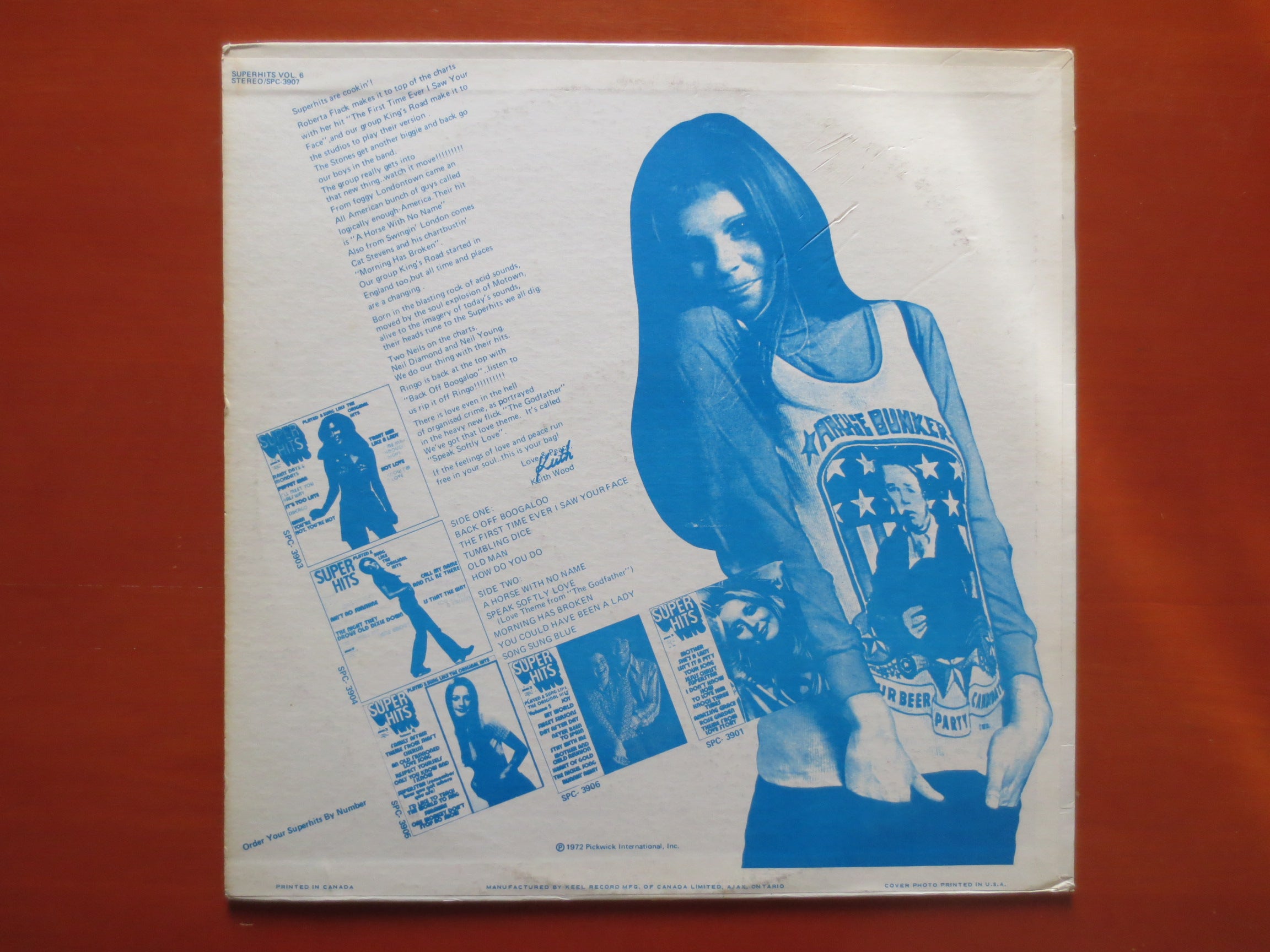 Super Hits (1972) Vinyl LP