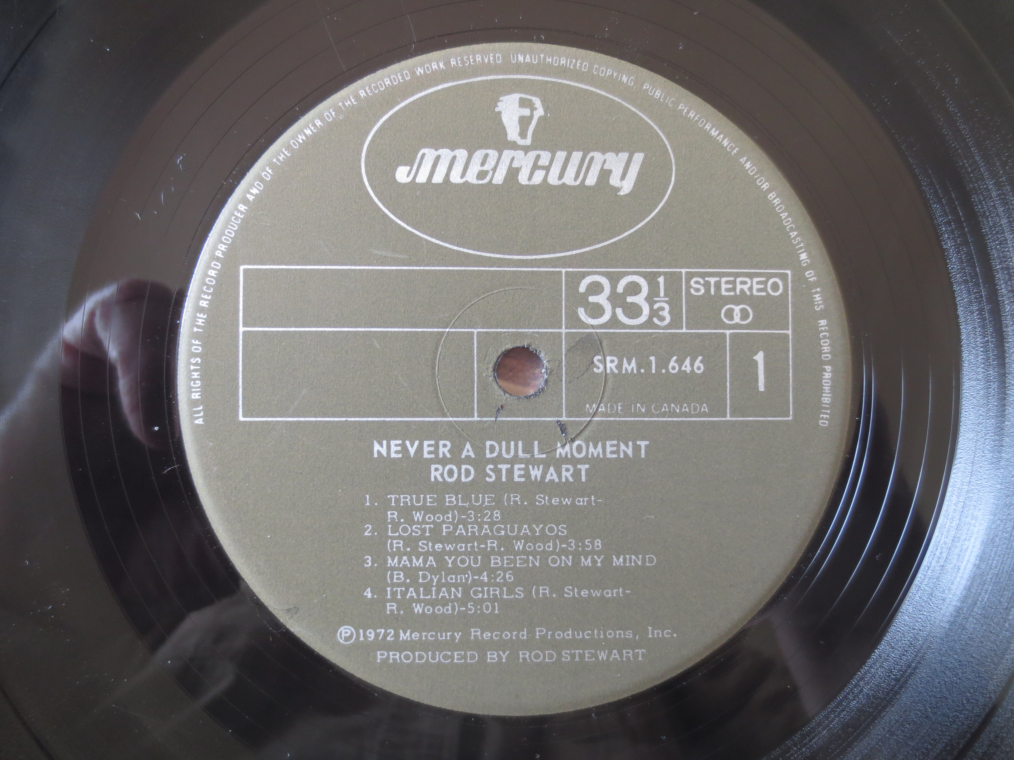 Rod Stewart – Never a Dull Moment (1972) Vinyl LP