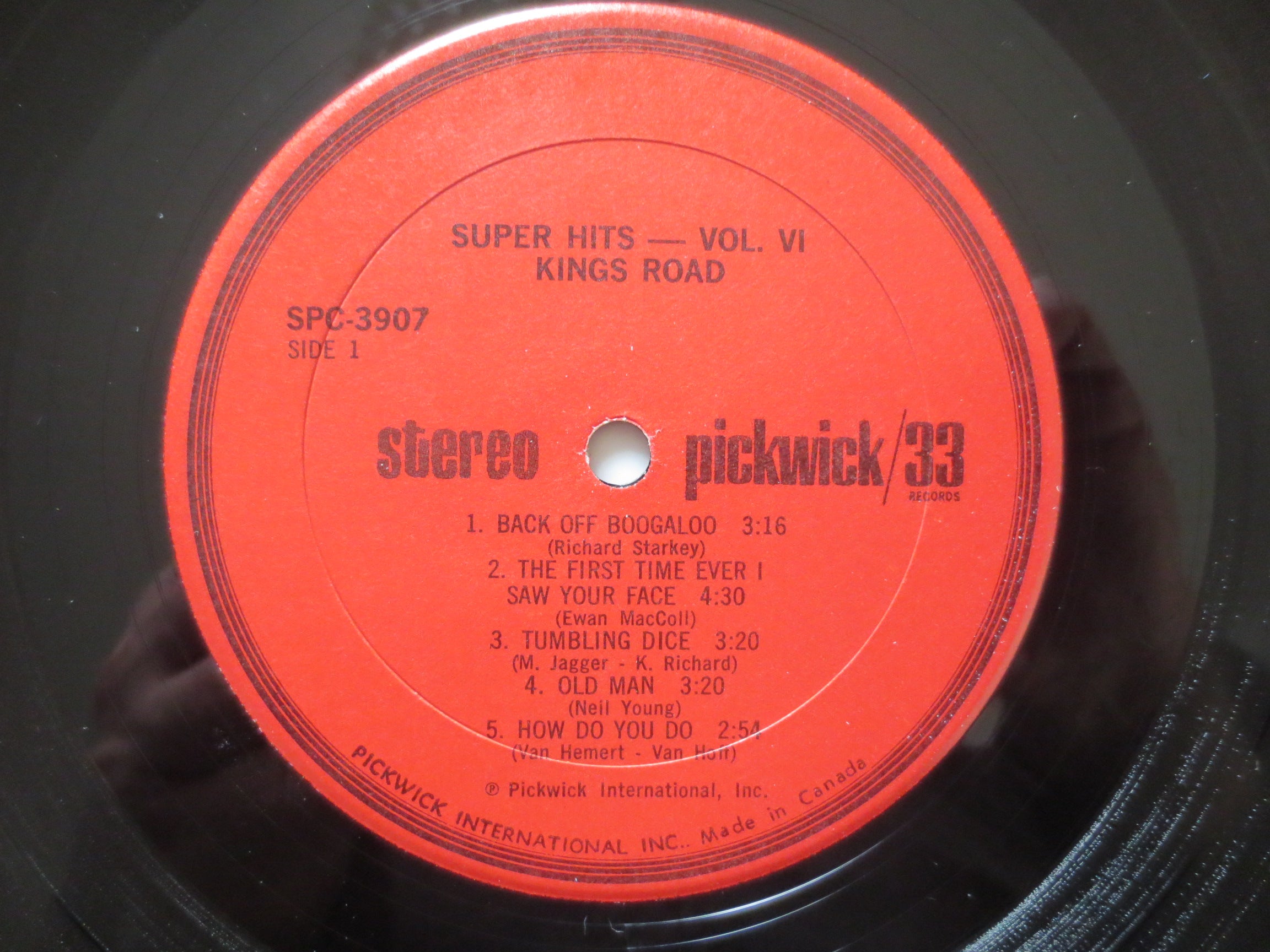 Super Hits (1972) Vinyl LP