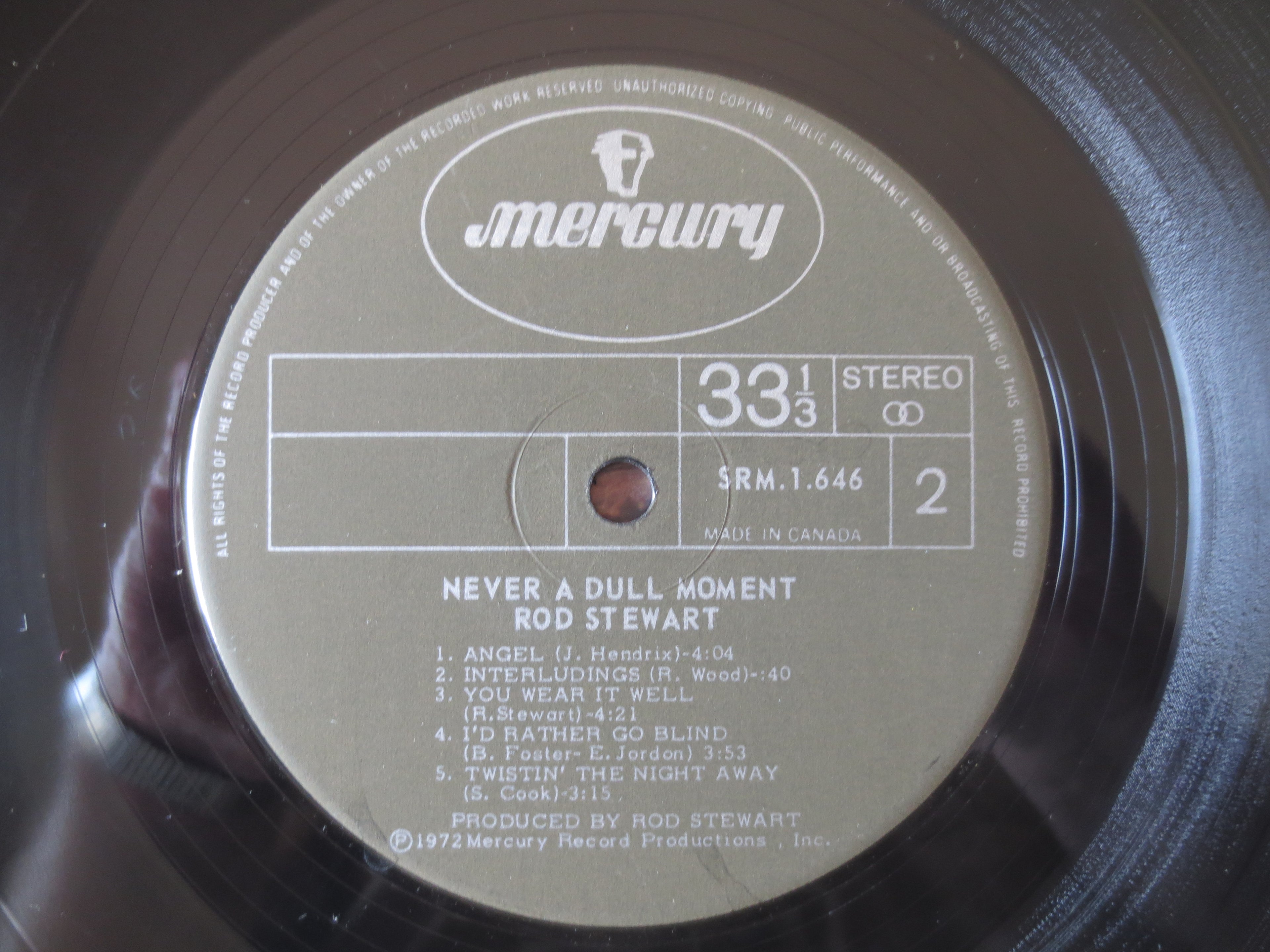 Rod Stewart – Never a Dull Moment (1972) Vinyl LP