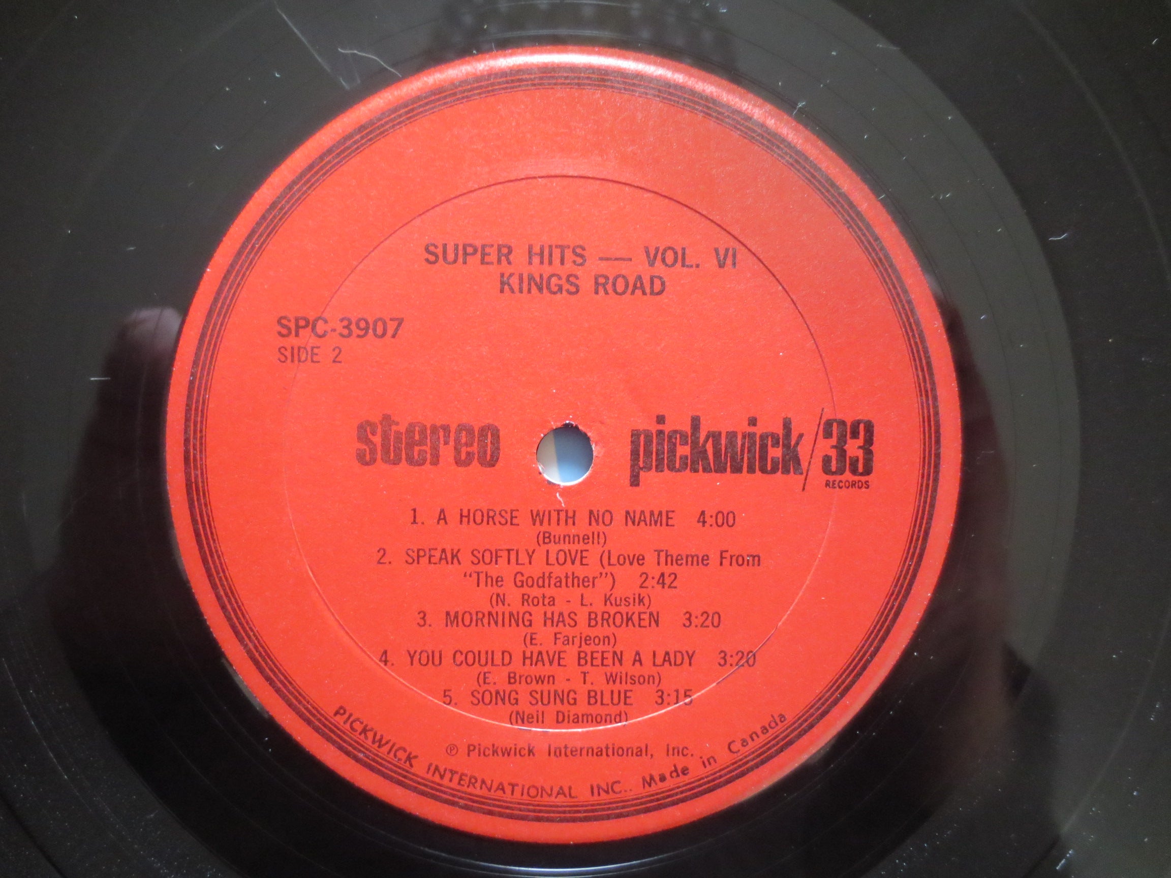 Super Hits (1972) Vinyl LP