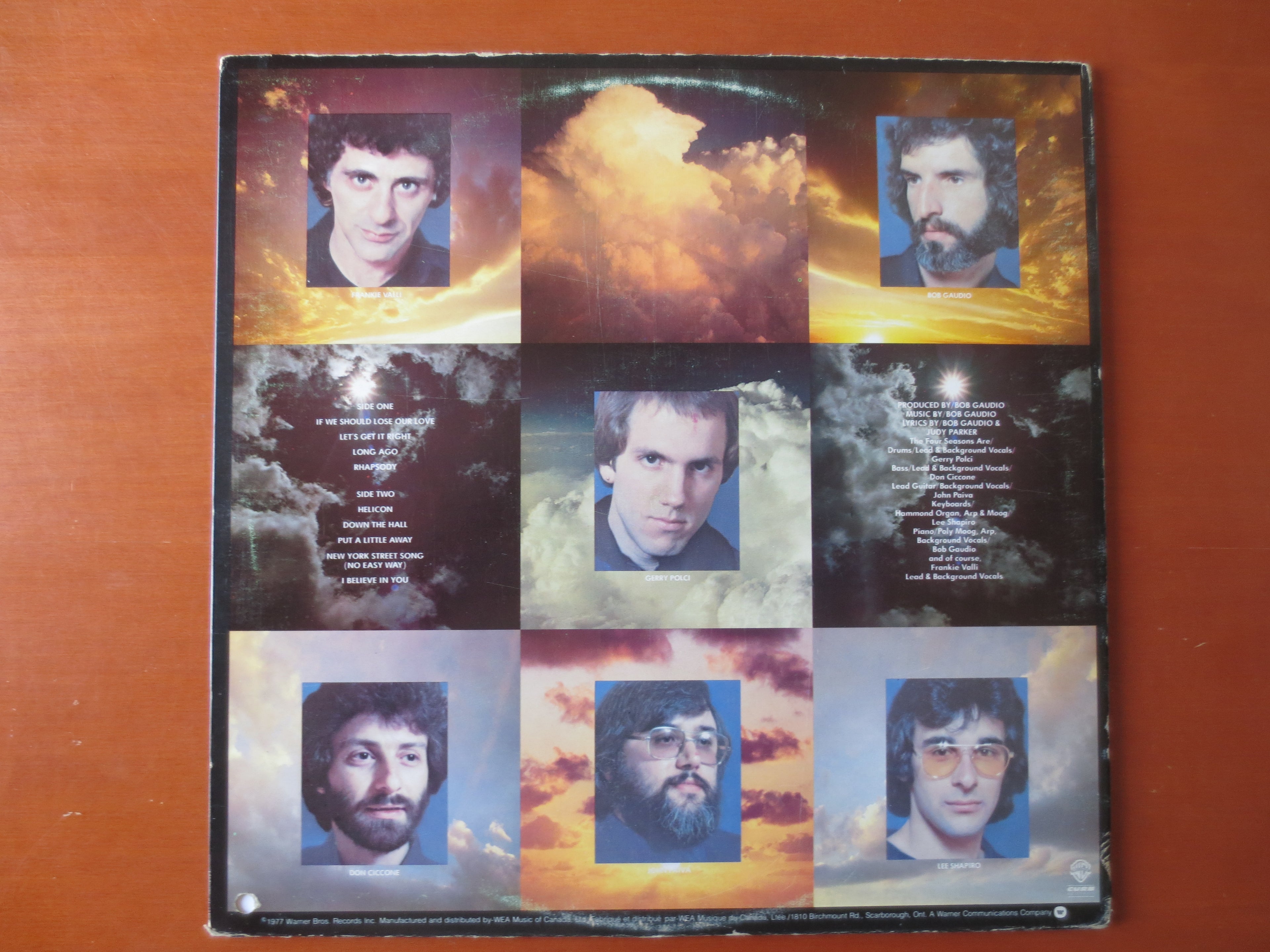 Frankie Valli & The Four Seasons – Helicon (1977) Vinyl LP