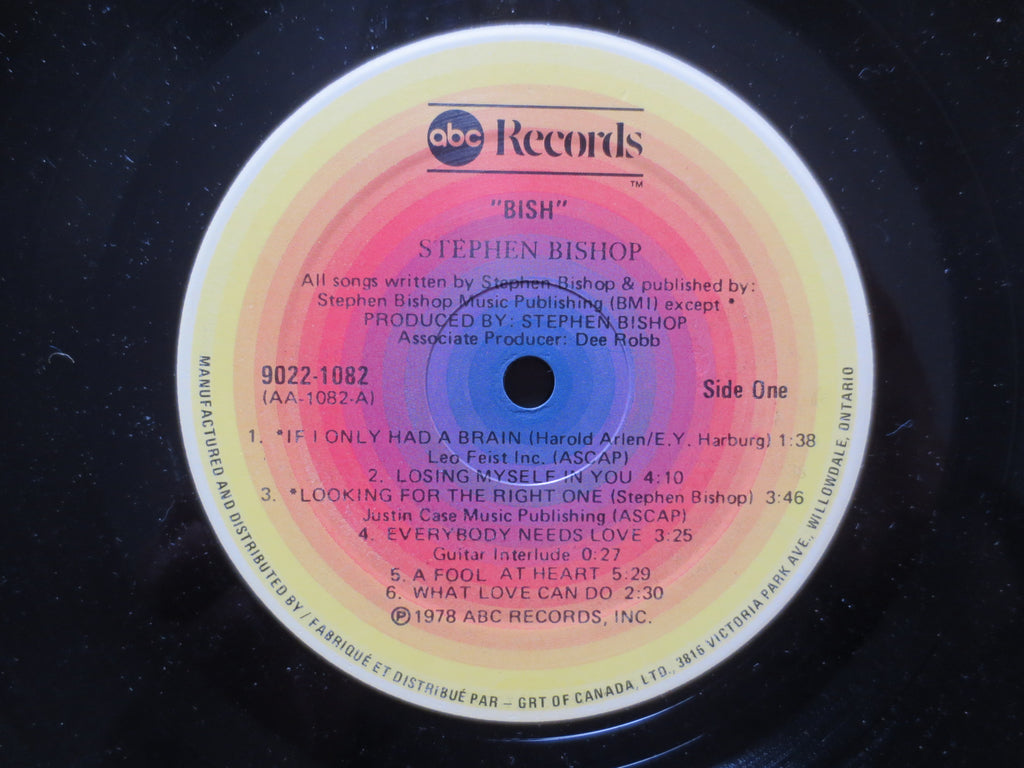 Stephen Bishop – Bish (1978) Vinyl LP
