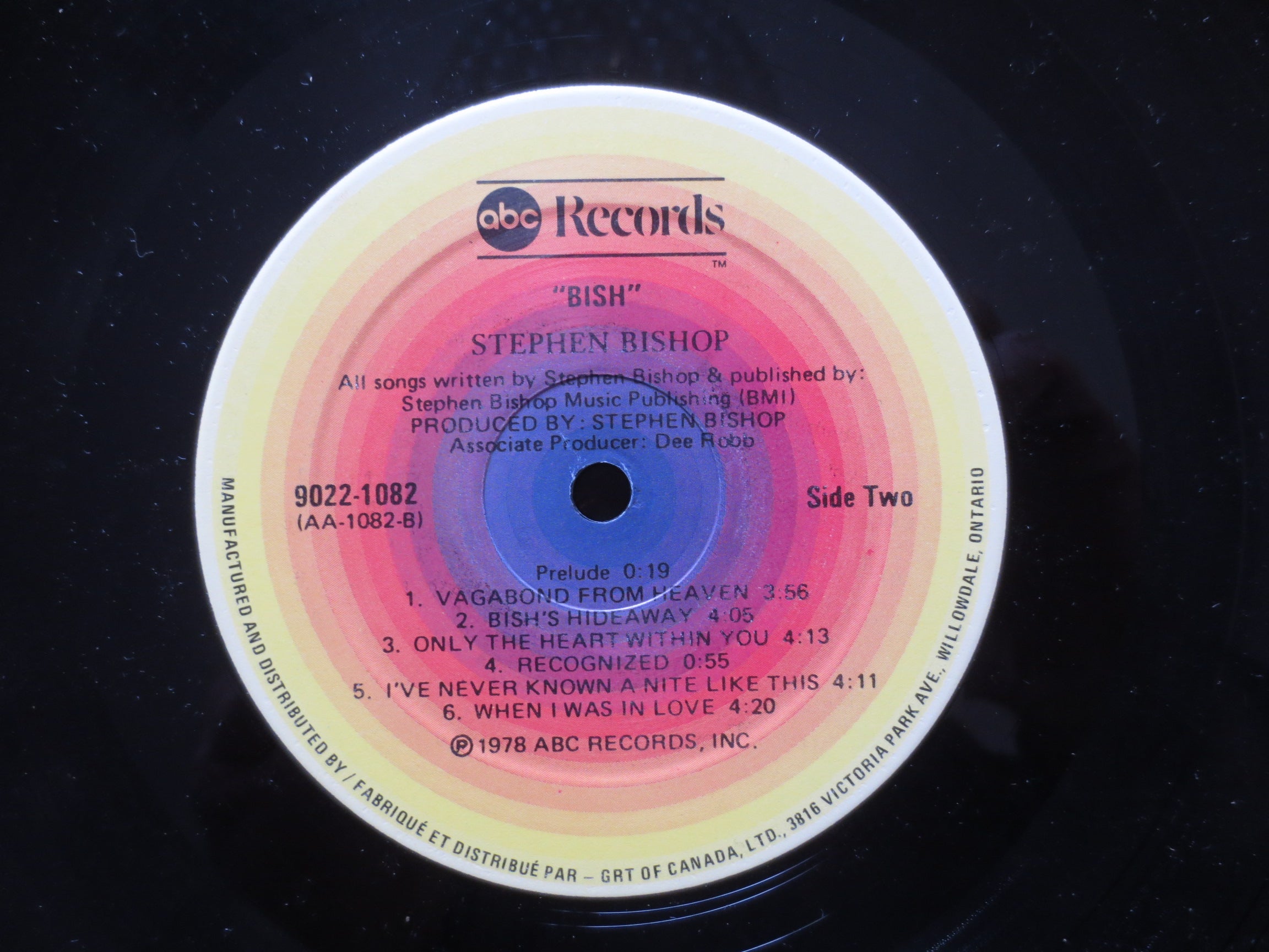 Stephen Bishop – Bish (1978) Vinyl LP