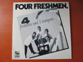 The FOUR FRESHMEN, Five Trombones, Vintage Album, 1985 Record, Vinyl Lp