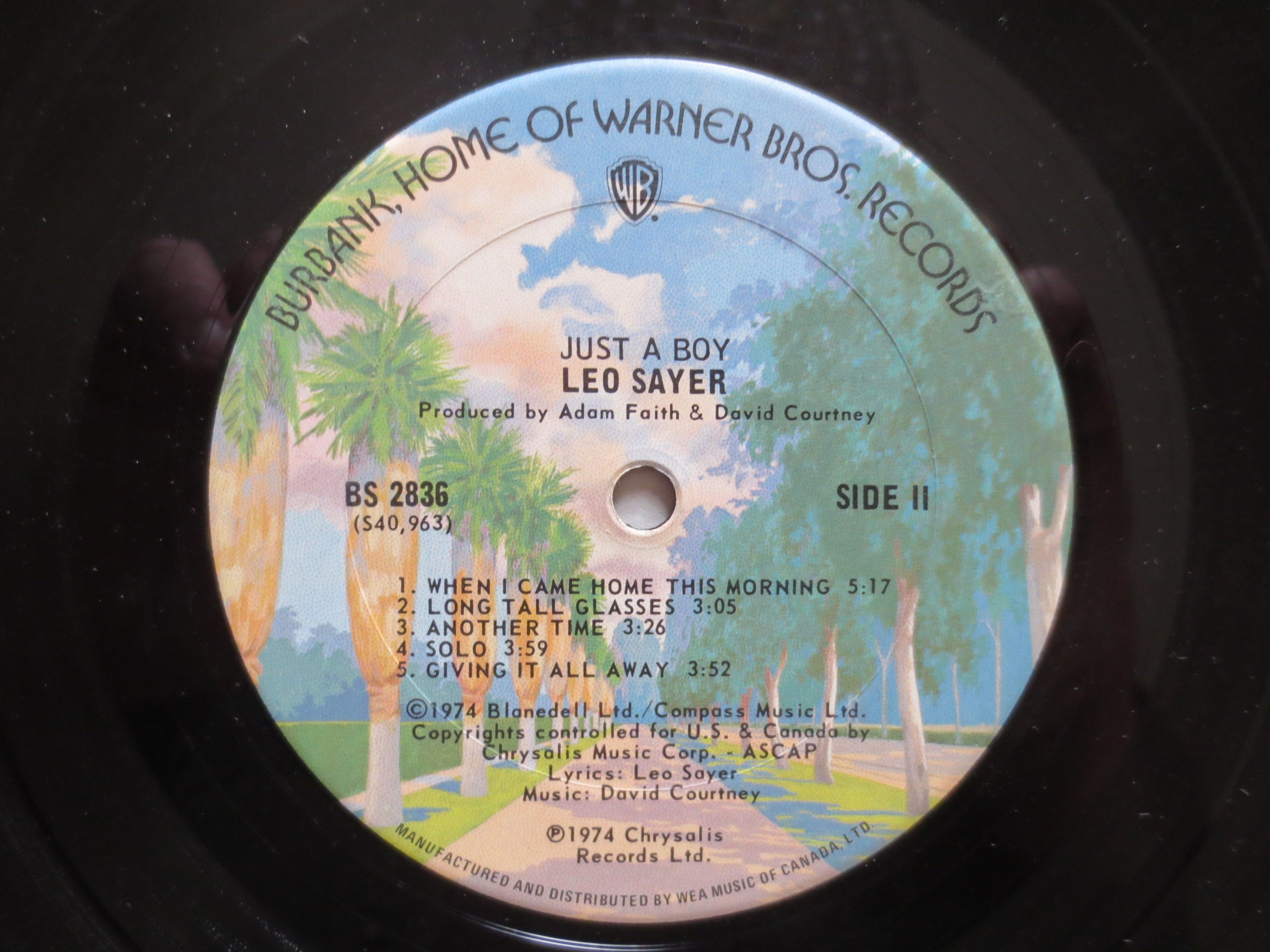 Leo Sayer – Just a Boy (1974) Vinyl LP