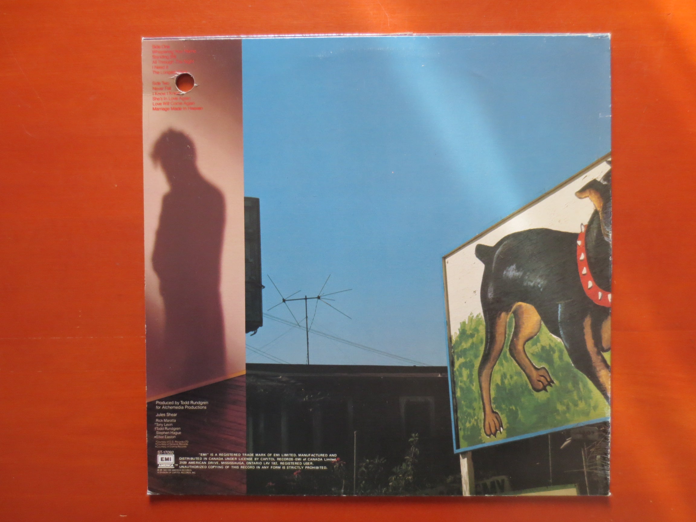 Jules Shear – Watch Dog (1983) [Vinyl LP]