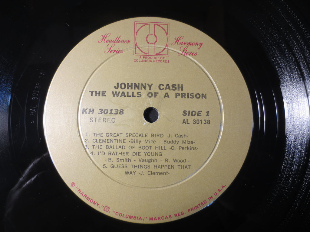 Johnny Cash – The Walls of a Prison (1970) Vinyl LP
