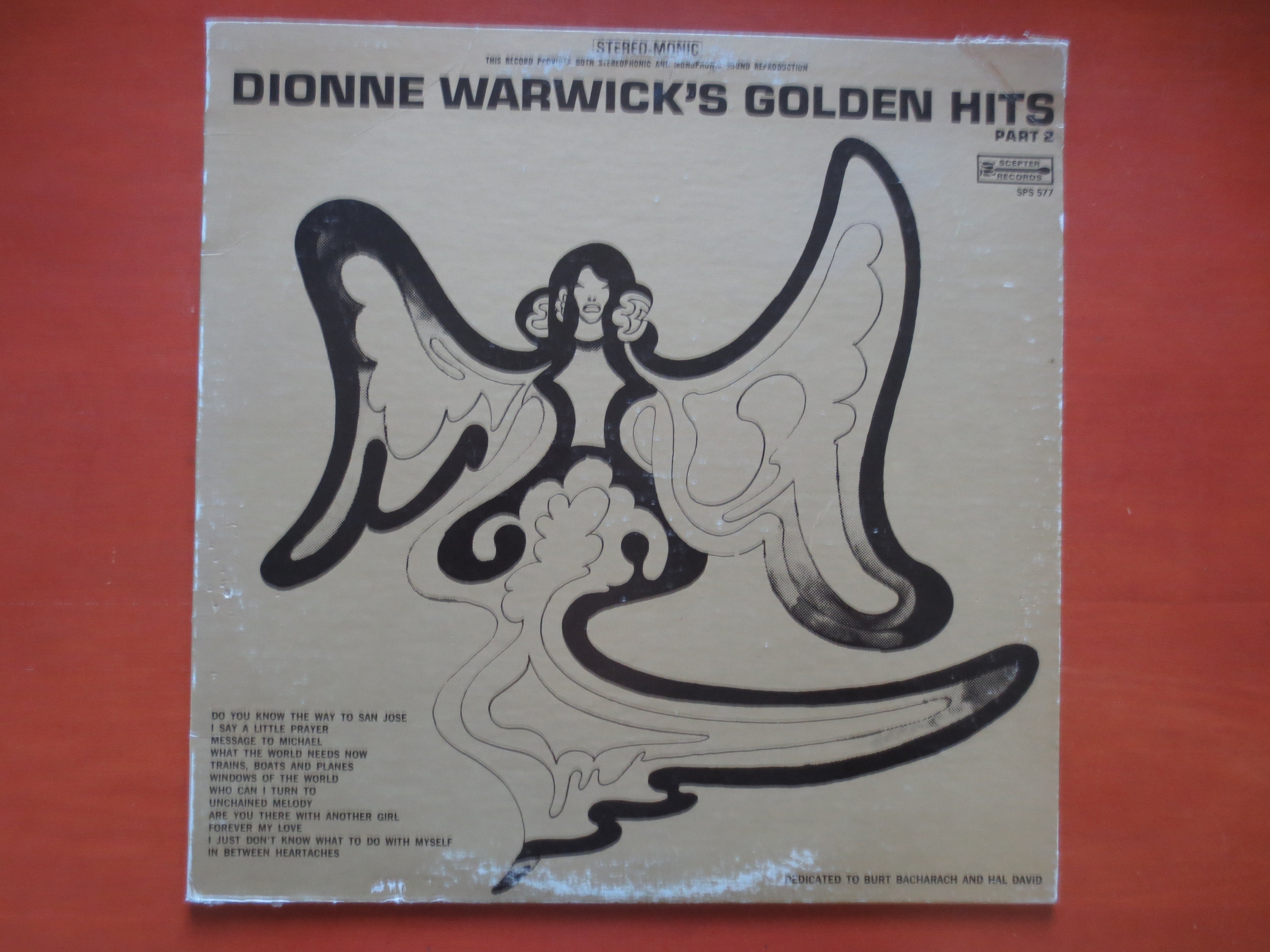 Dionne Warwicke – Golden Hits (1970) Vinyl LP