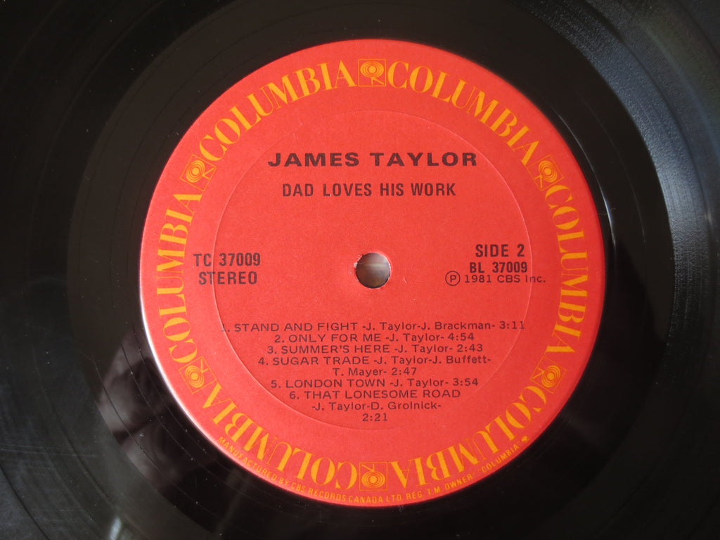 James Taylor – Dad Loves His Work (1981) Vinyl LP