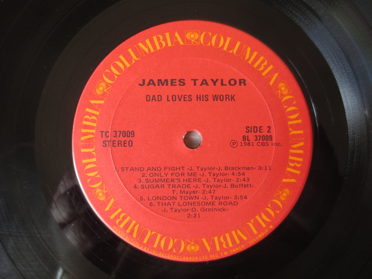 James Taylor – Dad Loves His Work (1981) Vinyl LP