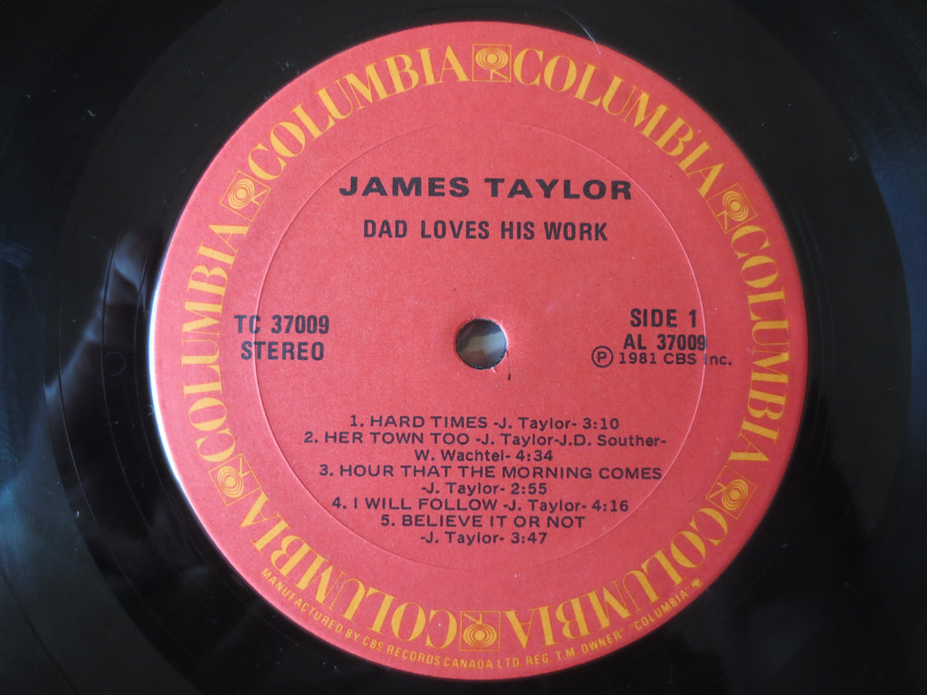 James Taylor – Dad Loves His Work (1981) Vinyl LP